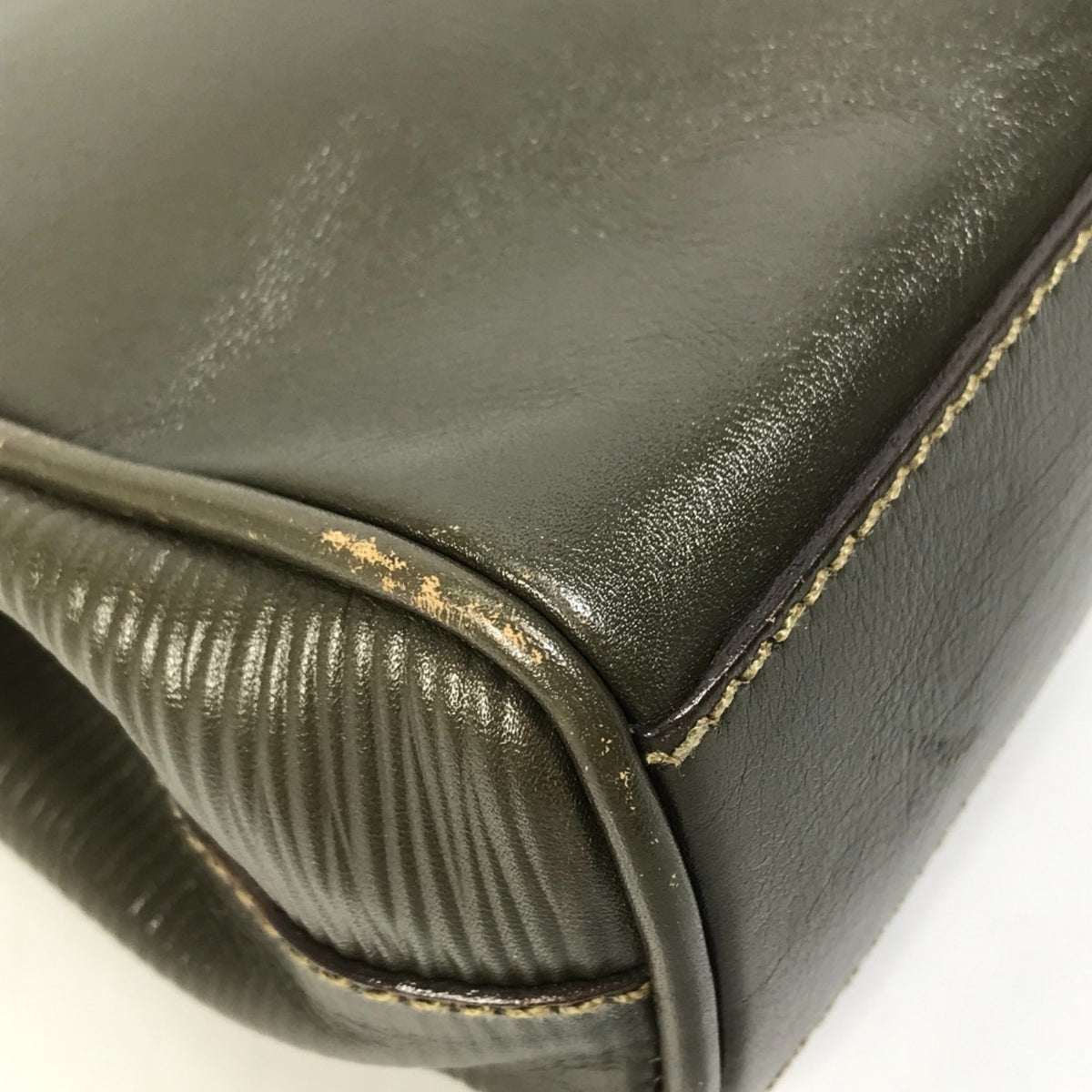 Fendi Khaki Leather Handbag Shoulder Bag (Pre-Owned)