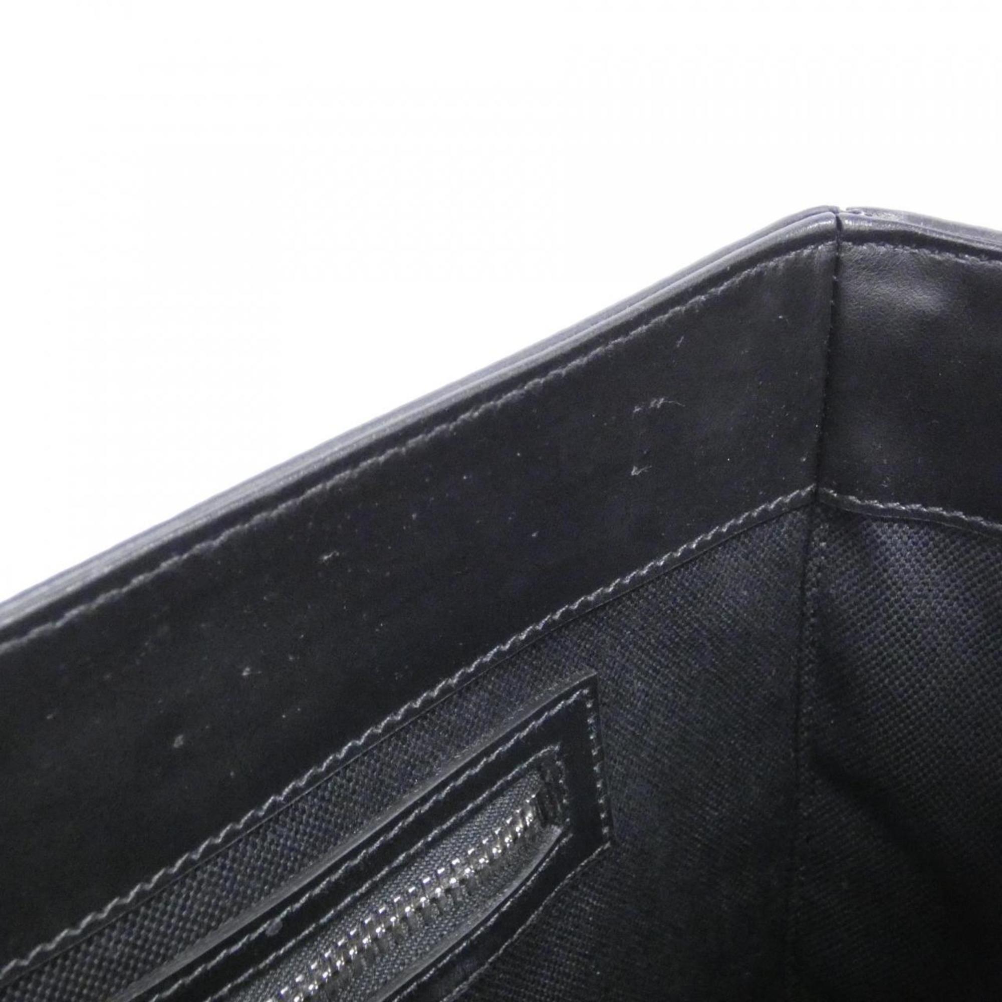 Gucci Black Gray Gg Supreme Handbag (Pre-Owned)