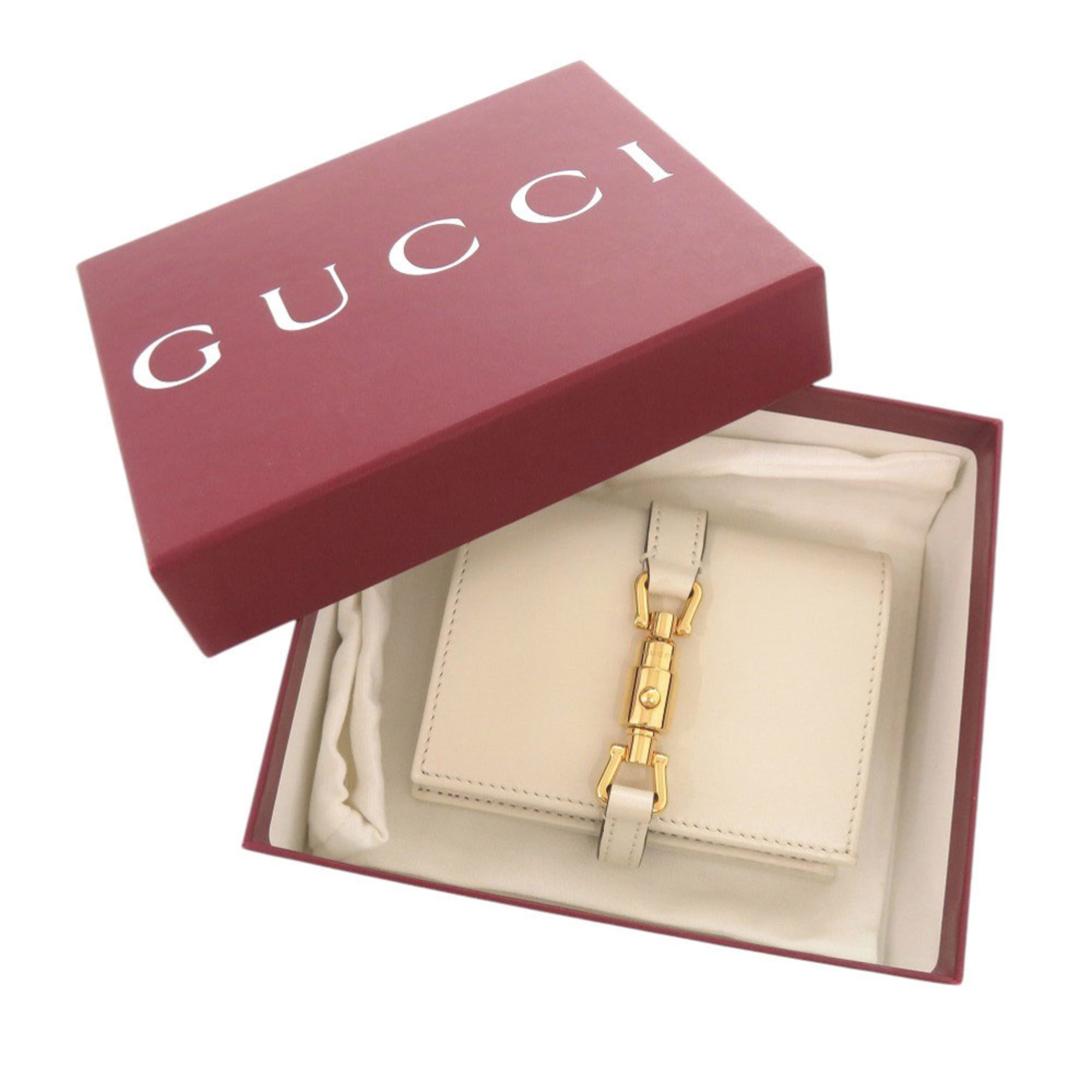 Gucci Ivory Leather Wallet (Bi-Fold) (Pre-Owned)