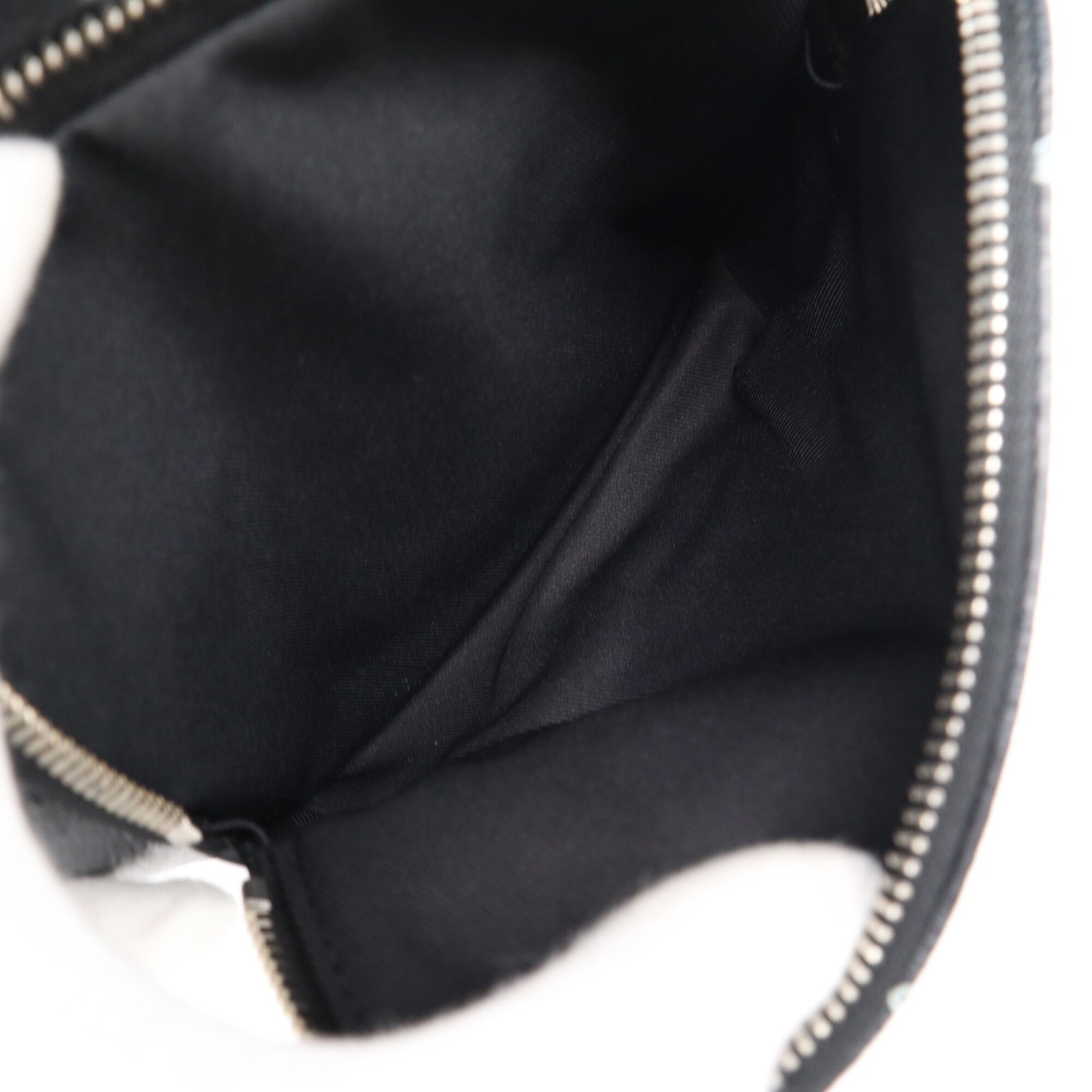 Louis Vuitton Damier Graphite Black Coated Canvas Leather Shoulder Bag (Pre-Owned)