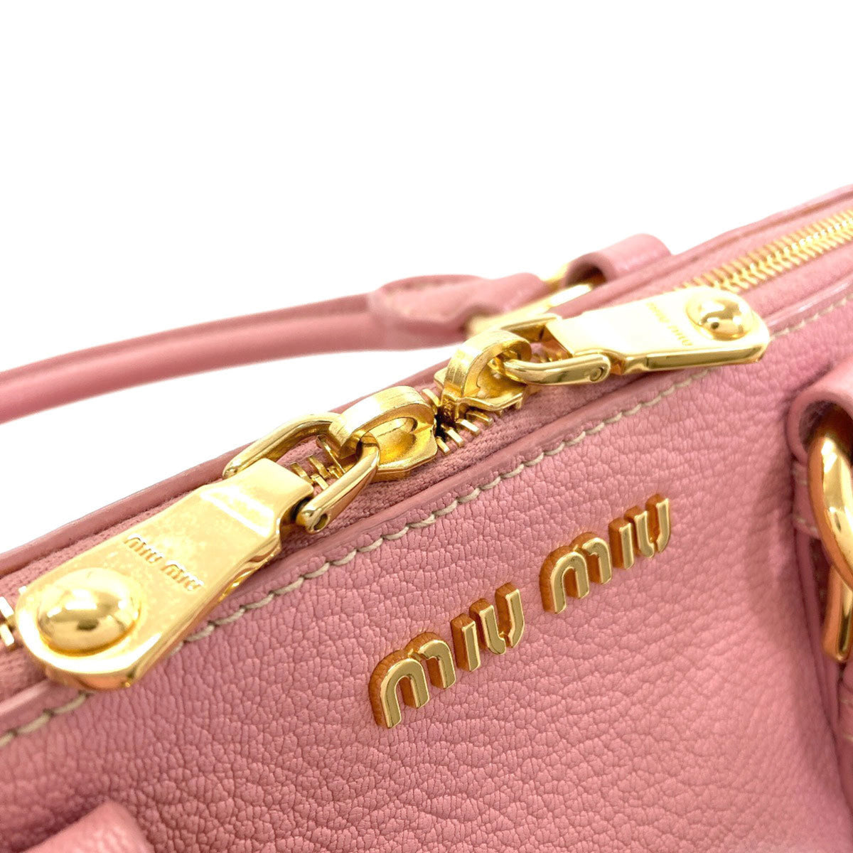 Miu Miu Pink Leather Handbag (Pre-Owned)