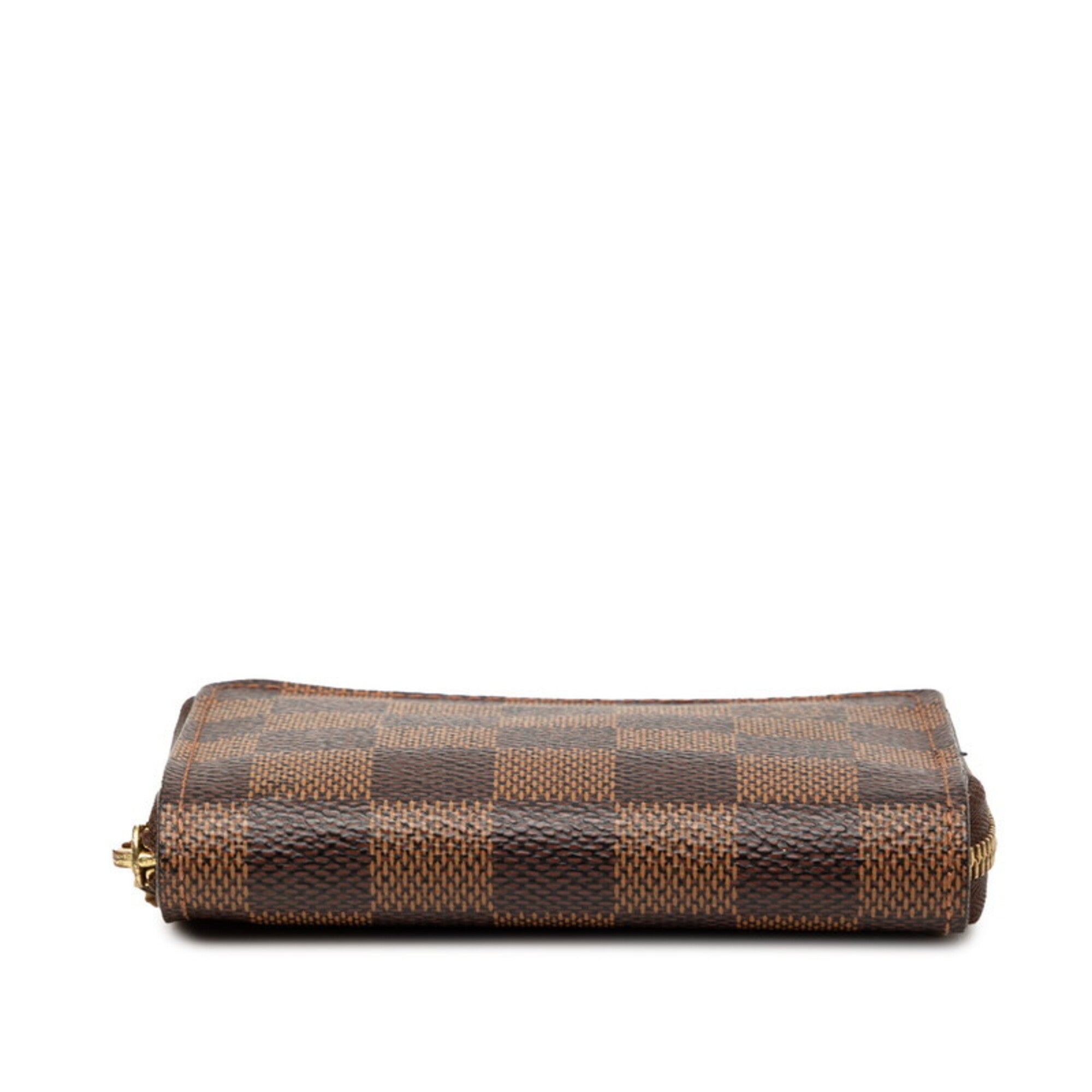 Louis Vuitton Brown Pvc Leather Coin Purse/Coin Case (Pre-Owned)