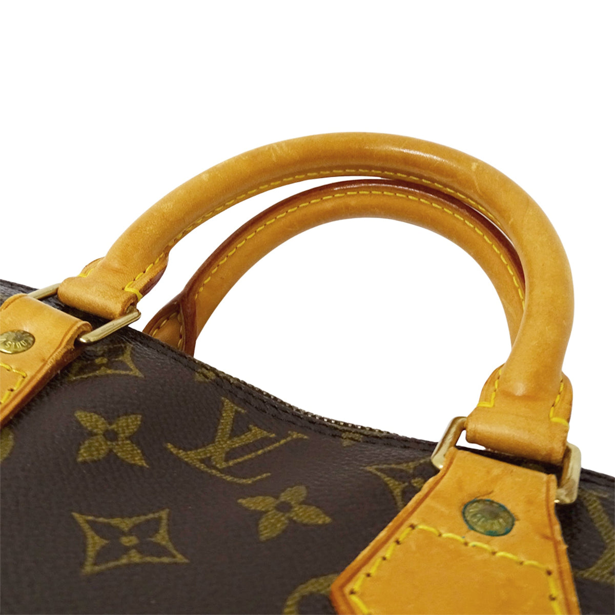 Louis Vuitton Brown Galle Monogram White Monogram Handbag (Pre-Owned)