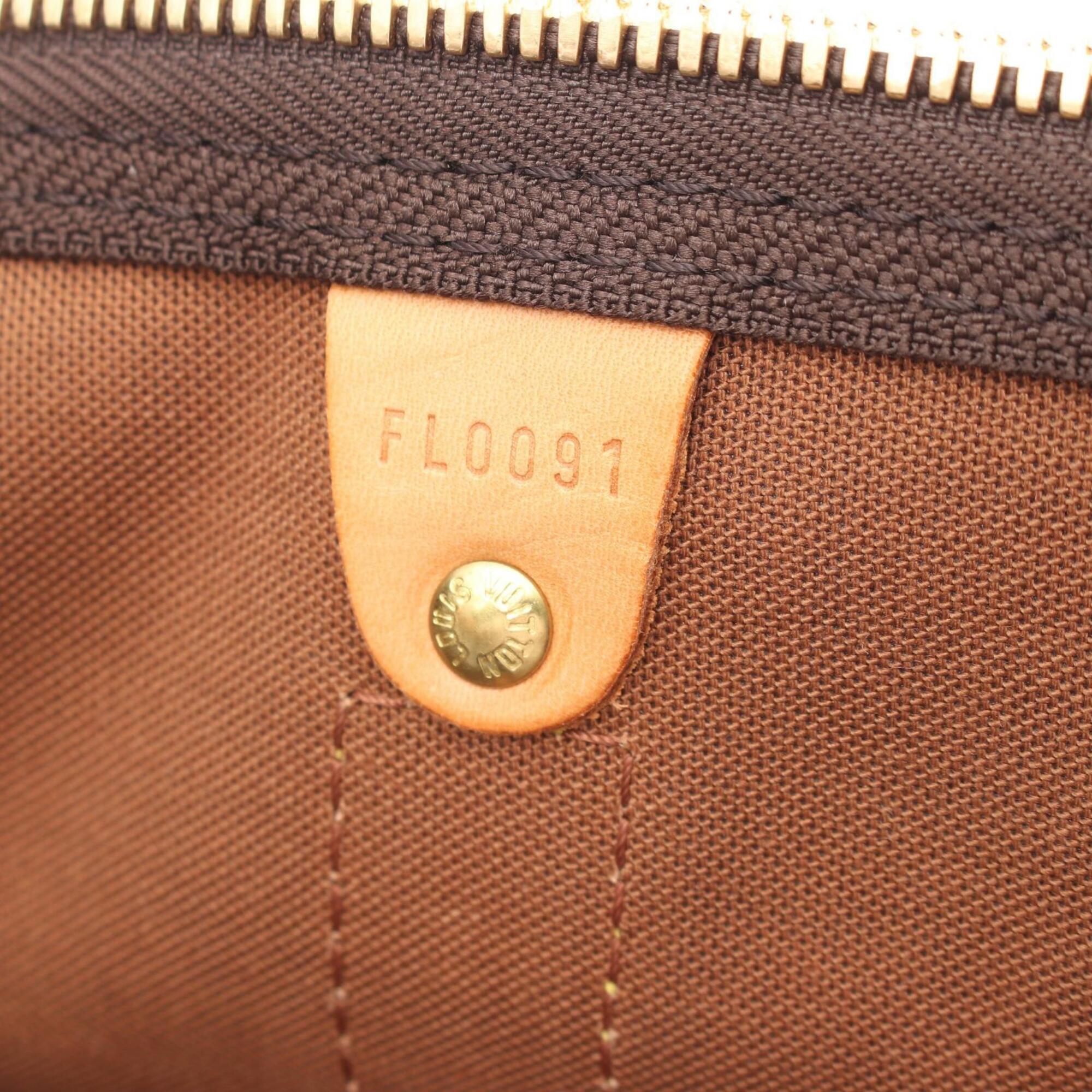 Louis Vuitton Brown Monogram Monogram Leather Boston Bag Handbag (Pre-Owned)