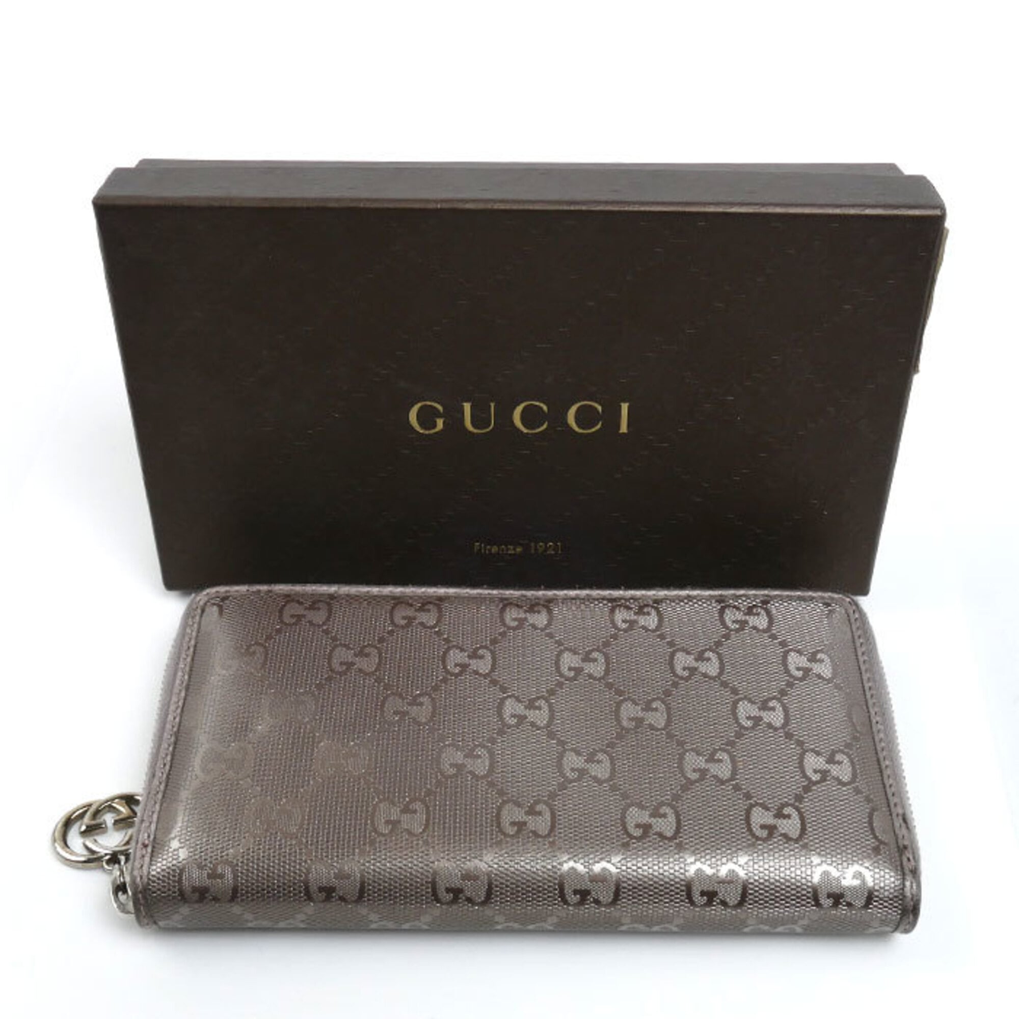 Gucci Metallic Purple Pvc Long Wallet (Bi-Fold) (Pre-Owned)