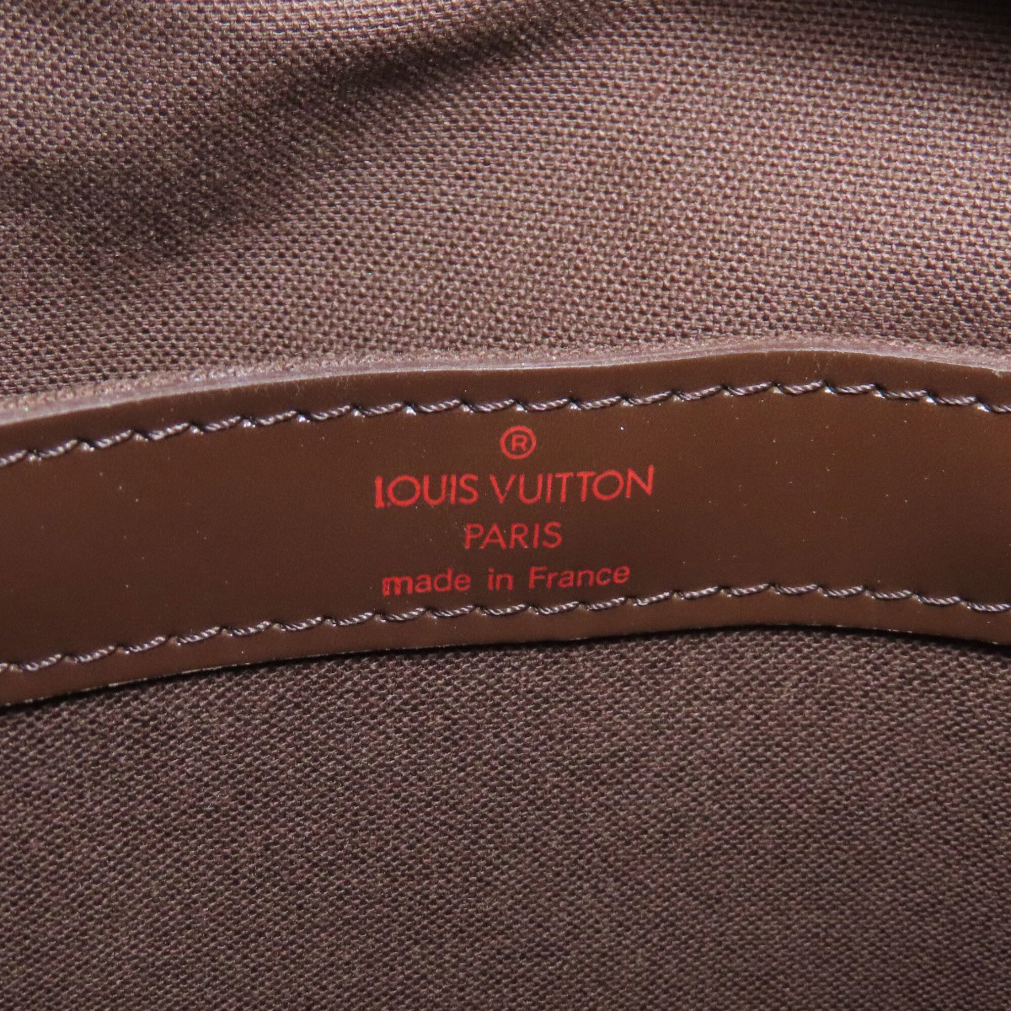 Louis Vuitton Brown Damier Canvas Ebene Damier Canvas Shoulder Bag (Pre-Owned)