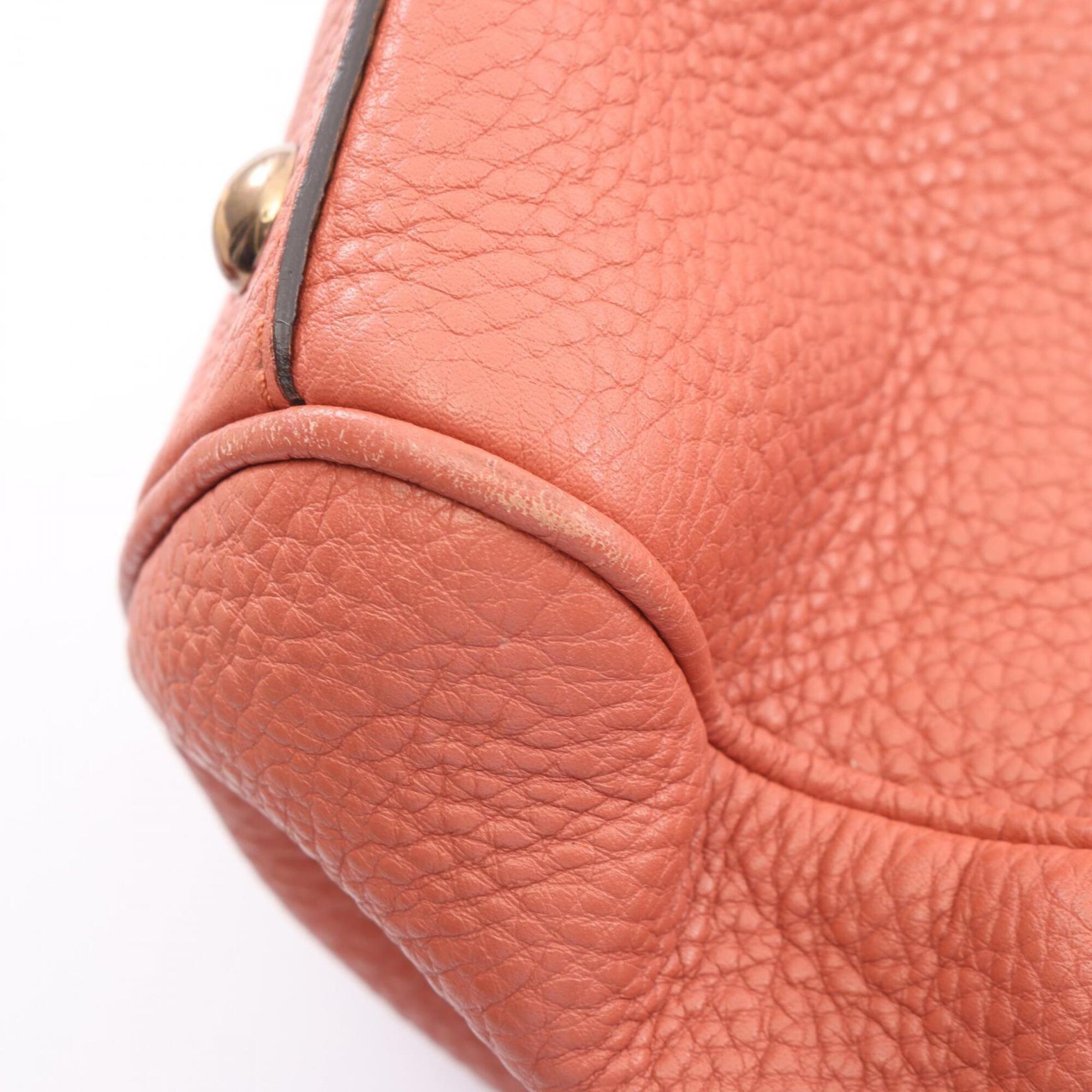 Gucci Black Pink Leather Handbag Tote Bag (Pre-Owned)
