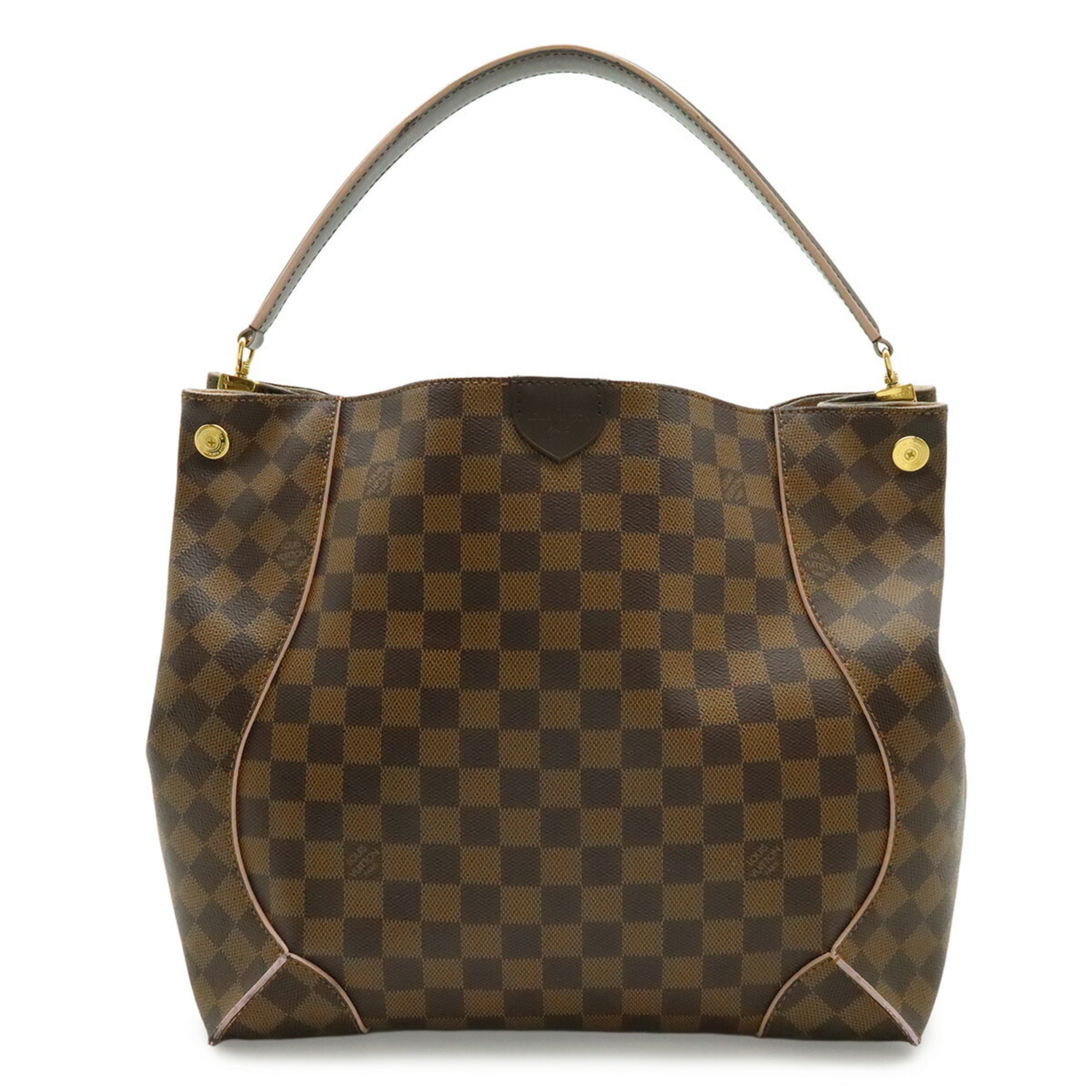 Louis Vuitton Brown Damier Canvas Rose Ballerine Pvc Coated Canvas Damier Canvas Shoulder Bag (Pre-Owned)