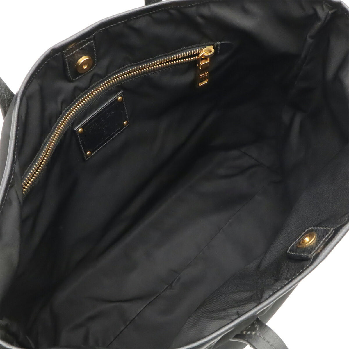 Prada Black Nero Nylon Shoulder Bag Tote Bag (Pre-Owned)