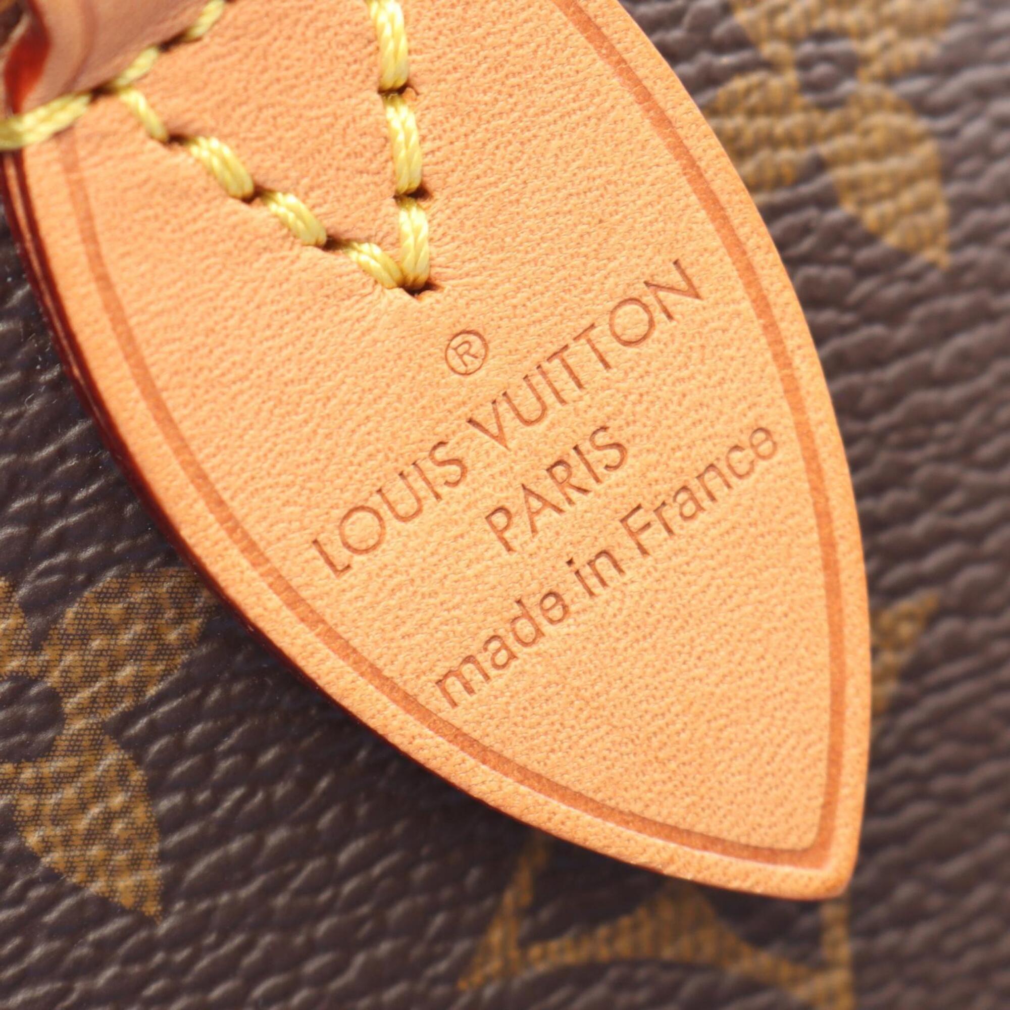 Louis Vuitton Brown Coated Canvas Leather Handbag (Pre-Owned)