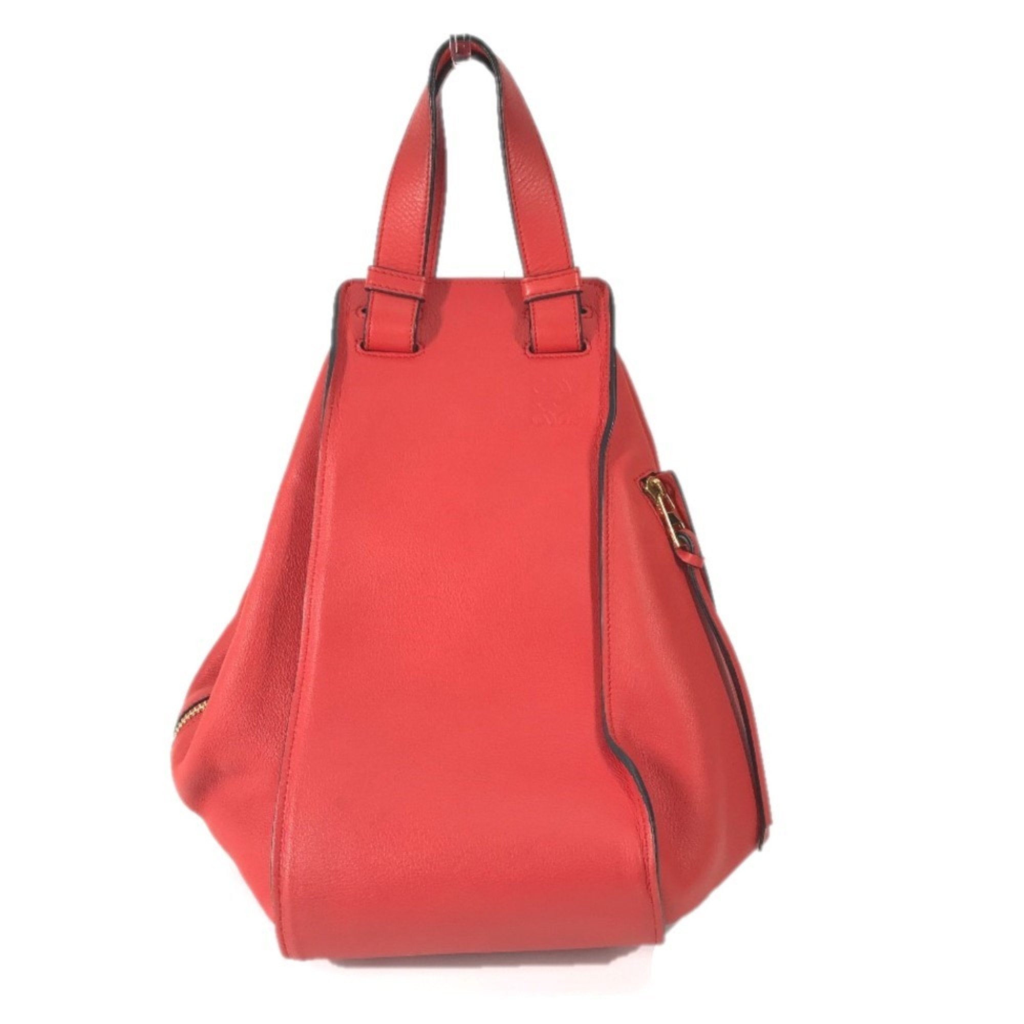 Loewe Red Leather Handbag (Pre-Owned)