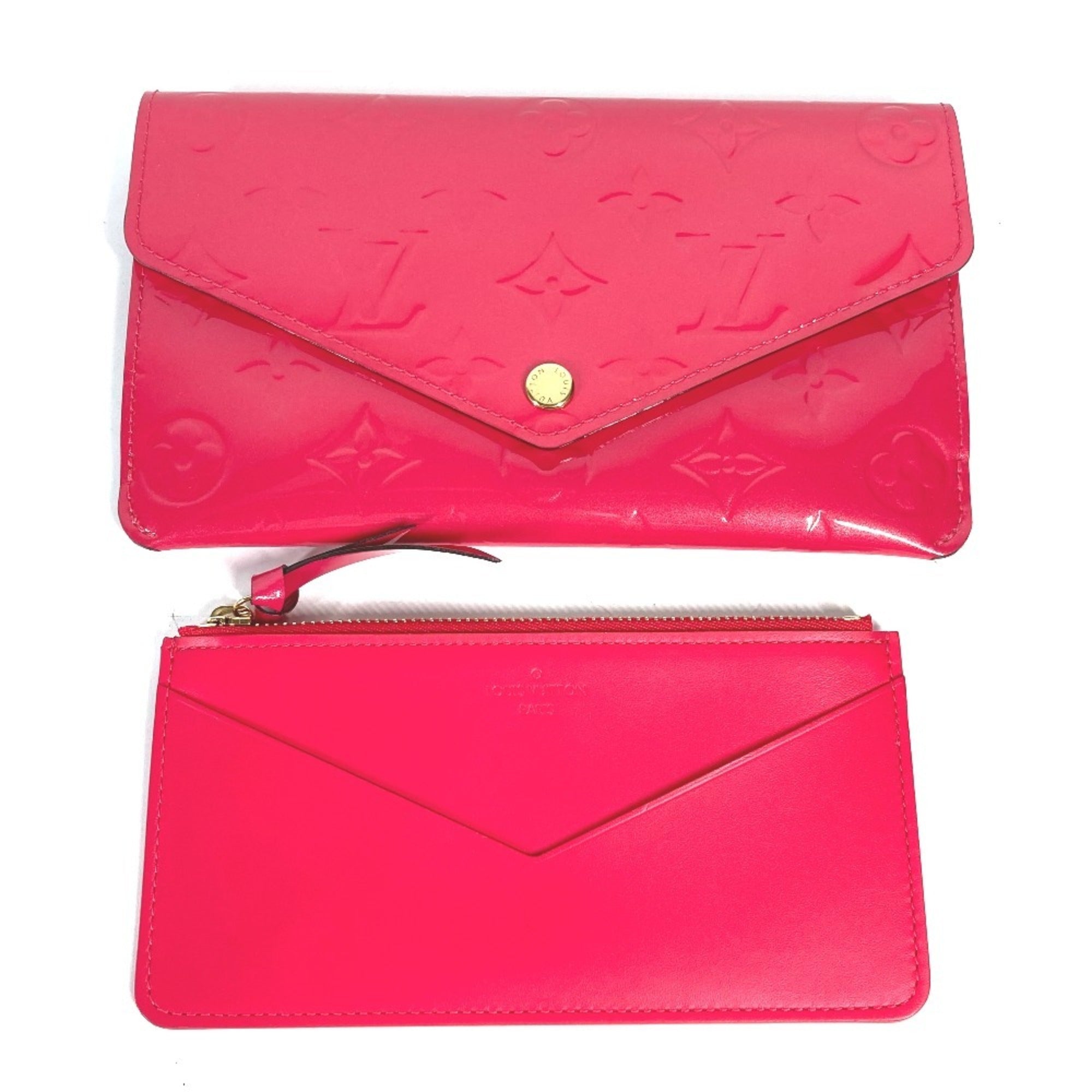 Louis Vuitton Monogram Vernis Hot Pink Monogram Vernis Coin Purse/Coin Case (Pre-Owned)