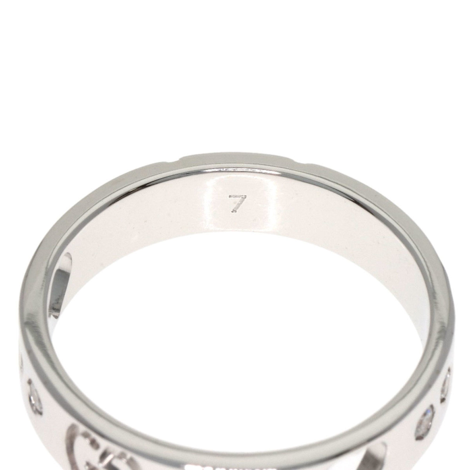 Gucci Icon White Gold (18K) Band Ring (Pre-Owned)