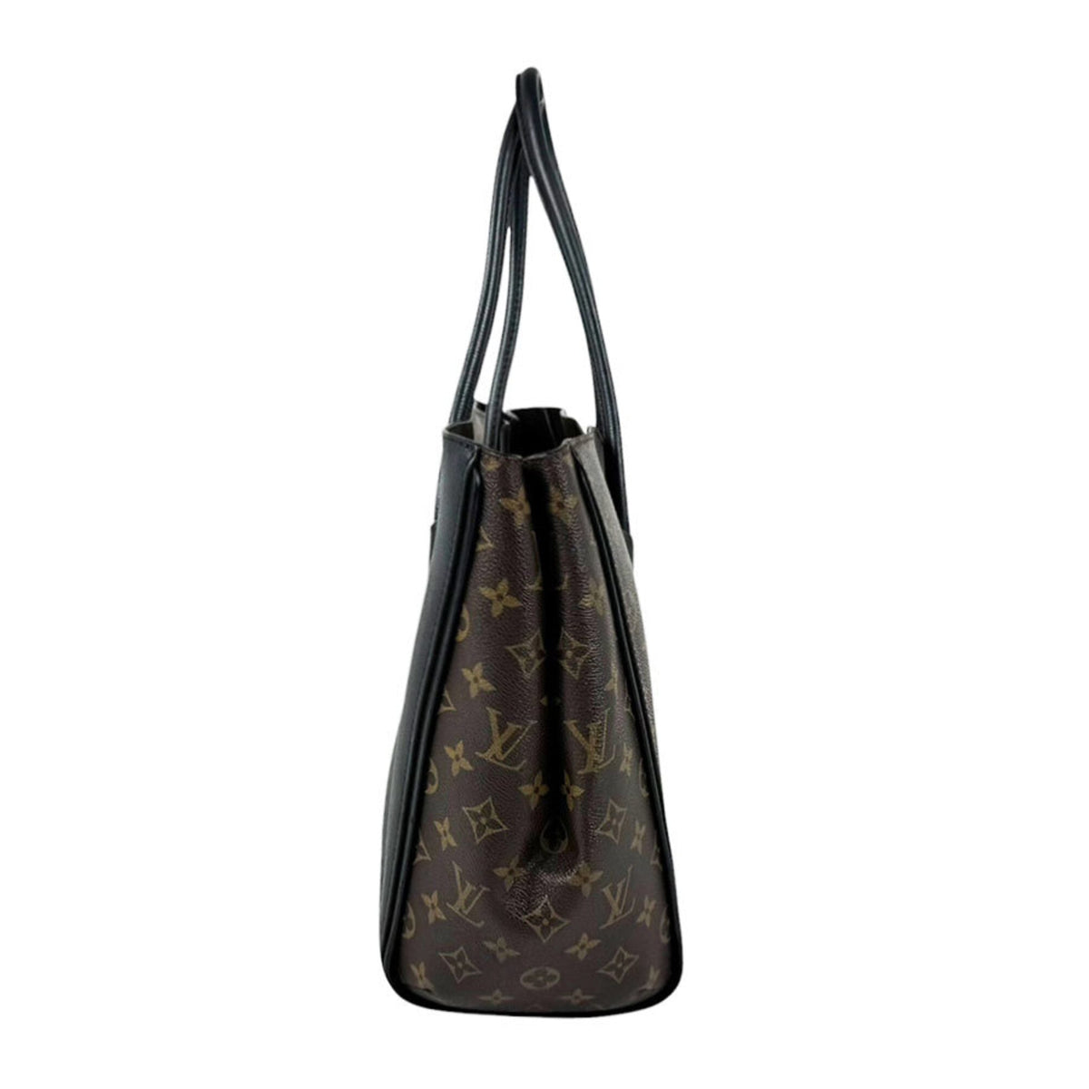 Louis Vuitton Black Brown Monogram Monogram Handbag (Pre-Owned)