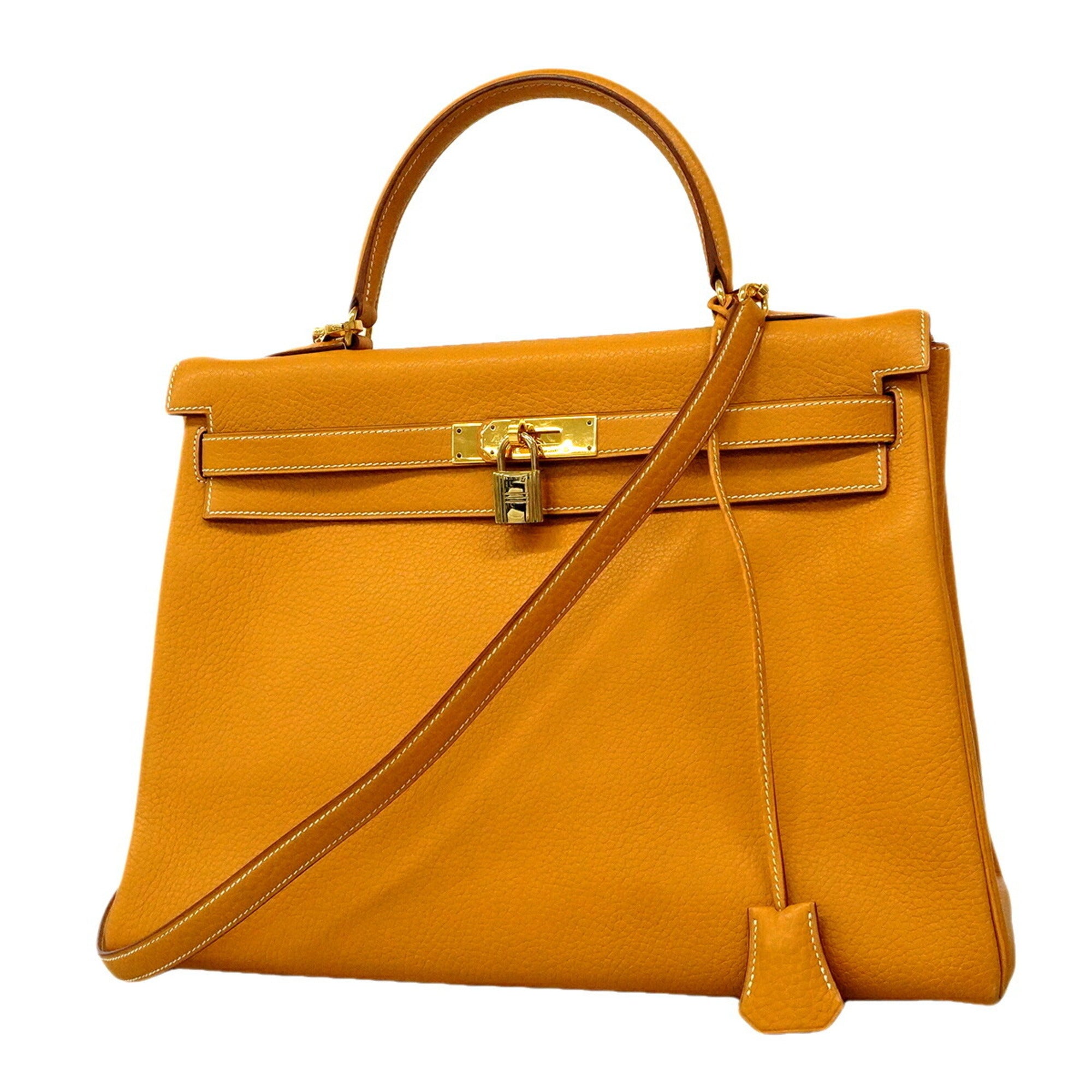 Hermes Natural Ardennes Leather Handbag (Pre-Owned)