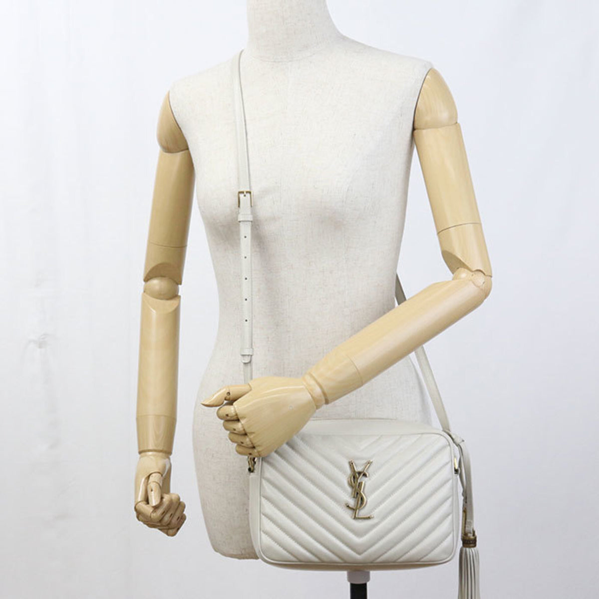Saint Laurent White Leather Shoulder Bag (Pre-Owned)