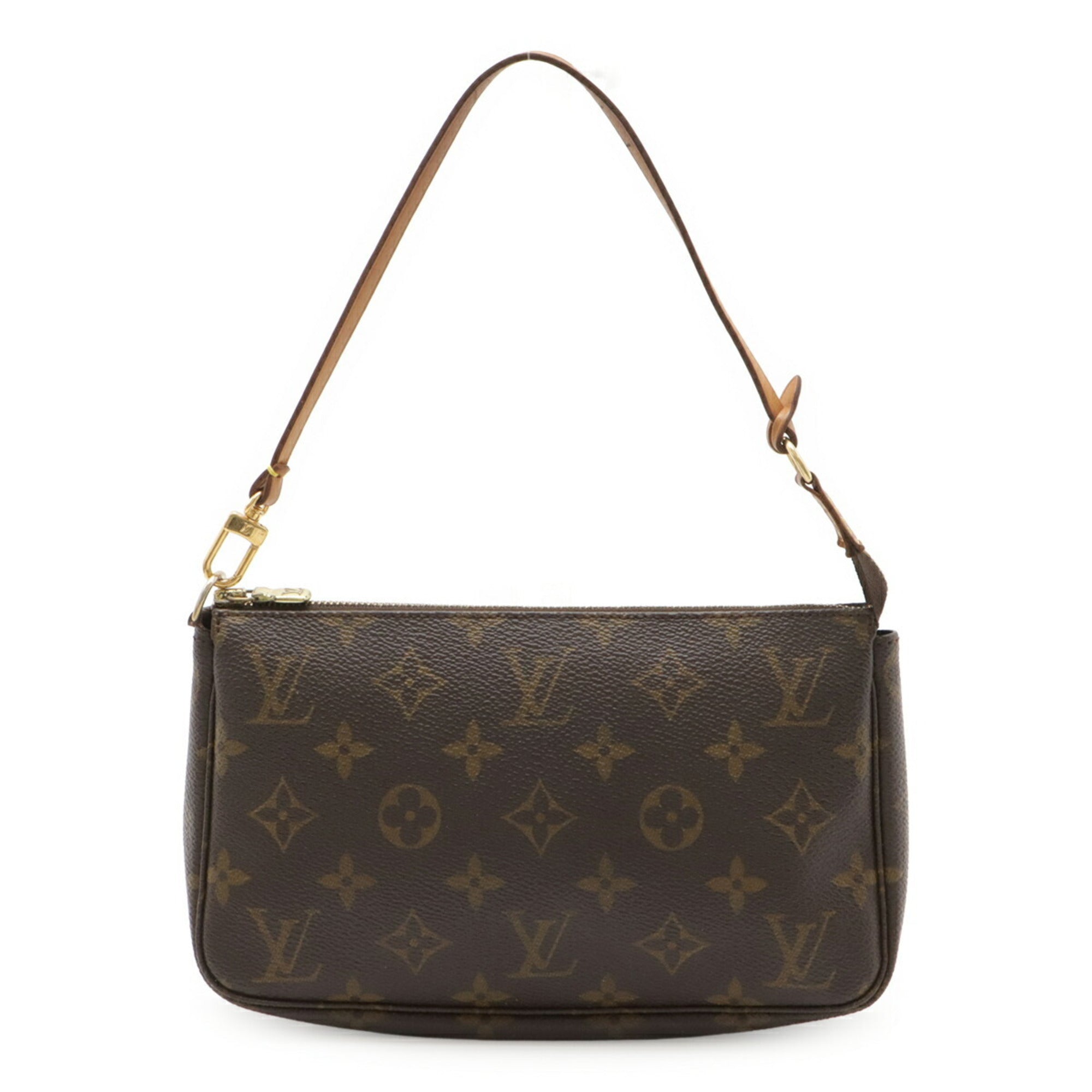 Louis Vuitton Monogram Brown Monogram Handbag Pochette (Pre-Owned)