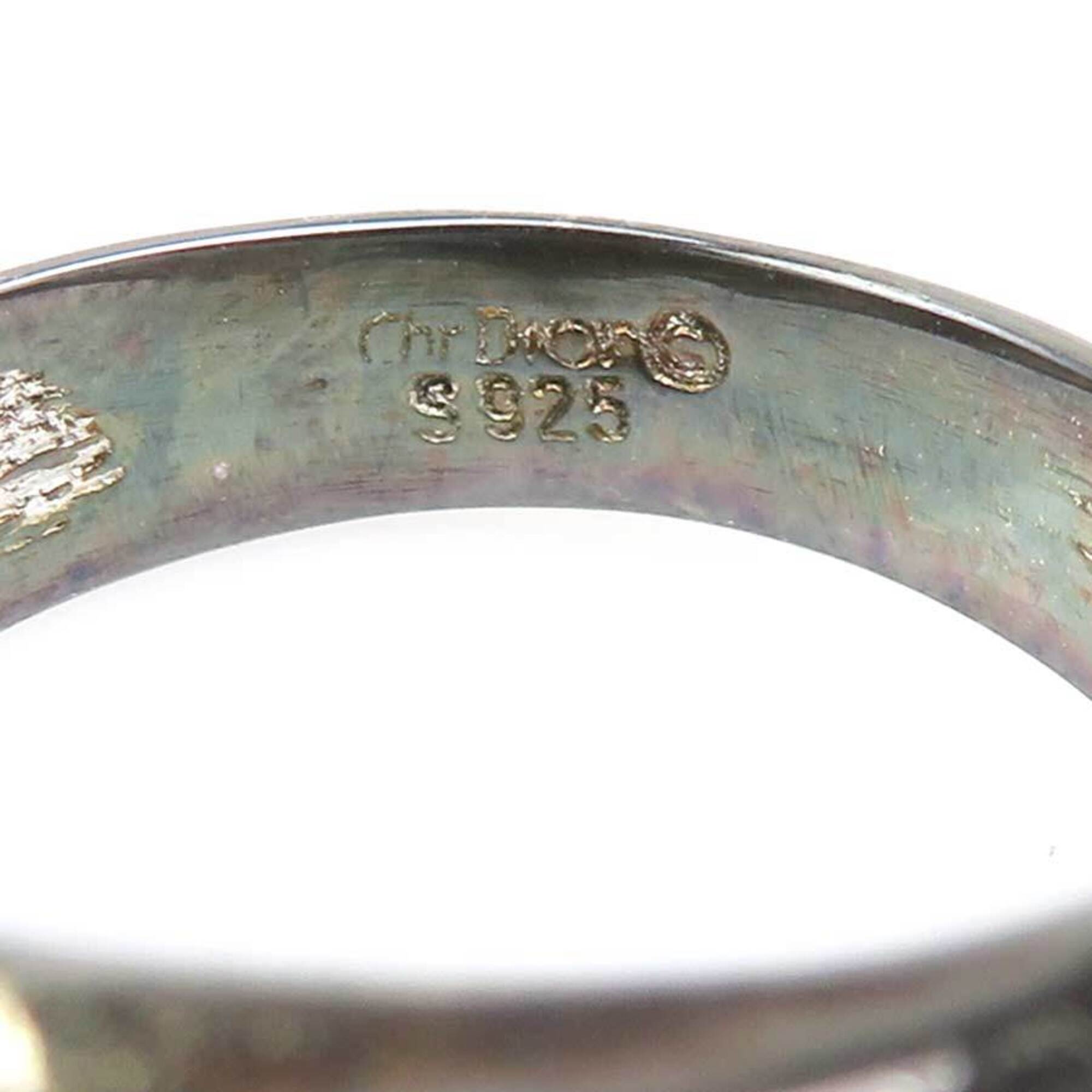 Christian Dior Silver Silver 925 Band Ring (Pre-Owned)