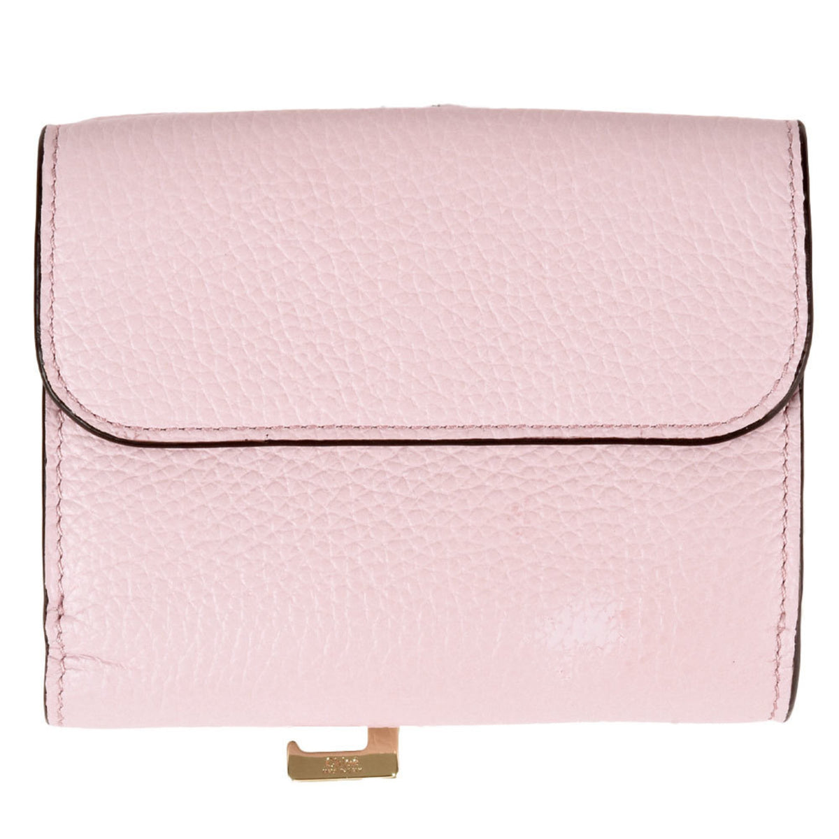 Chloé Leather Wallet (Tri-Fold) (Pre-Owned)