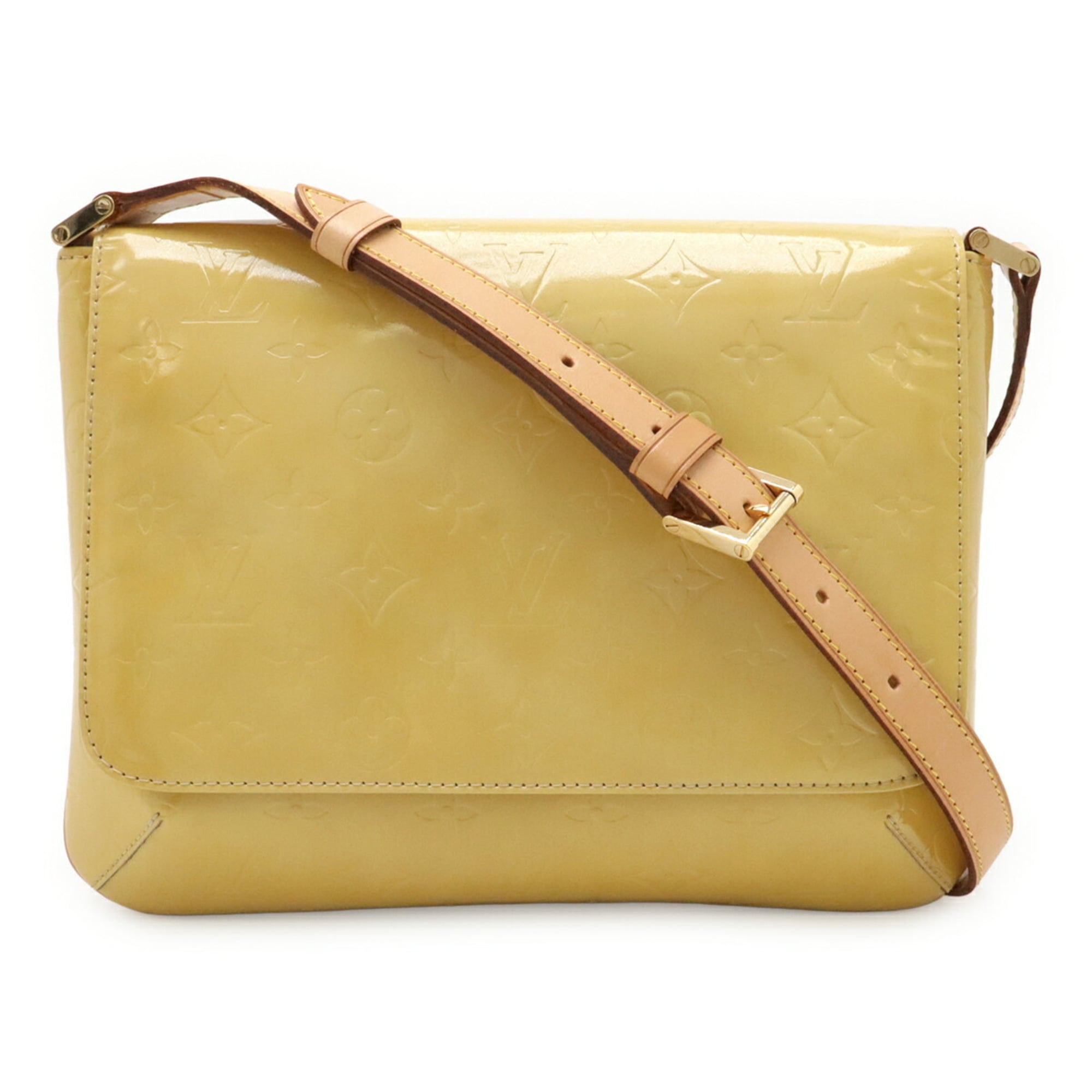 Louis Vuitton Monogram Vernis Beige Shoulder Bag (Pre-Owned)