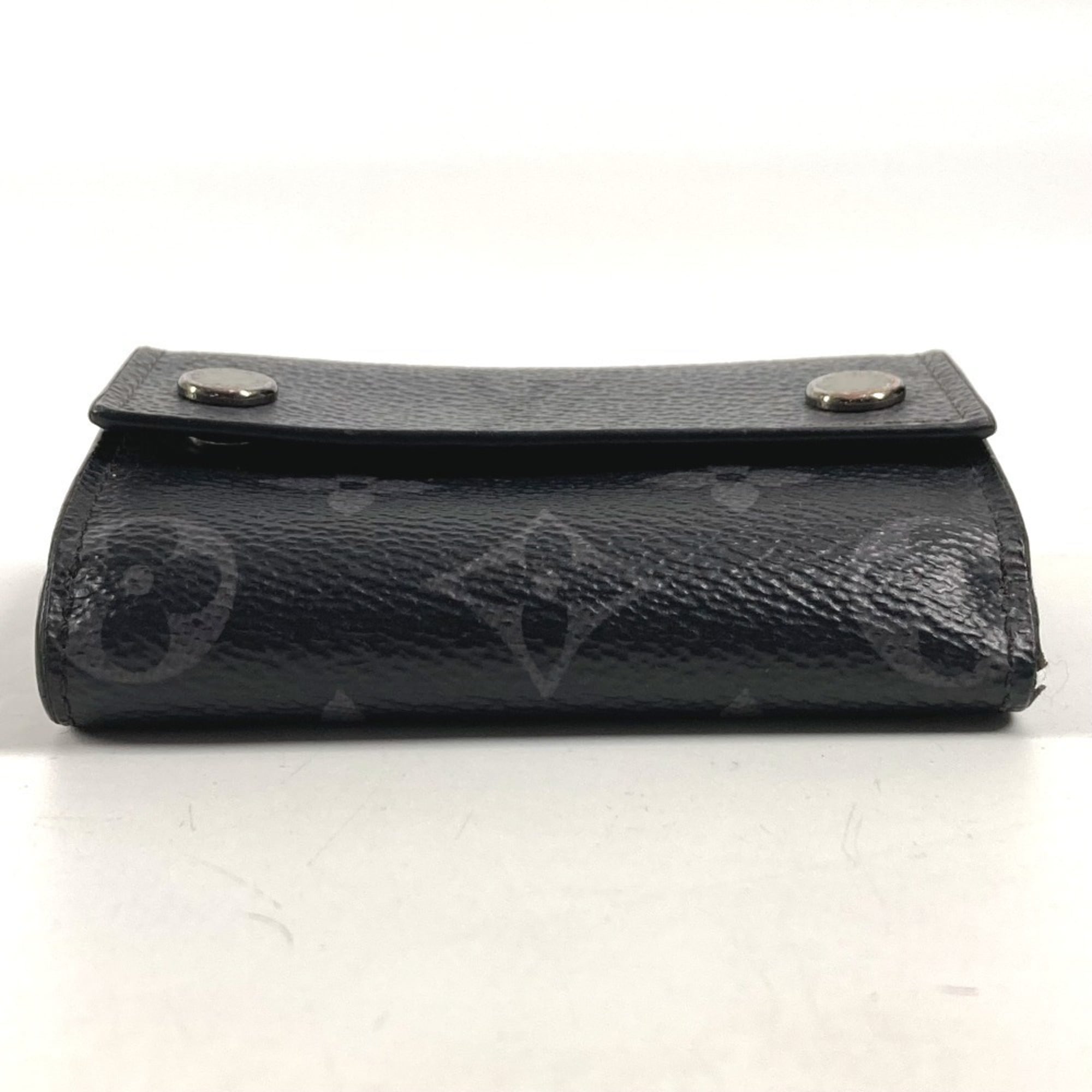 Louis Vuitton Black Gray Monogram Eclipse Canvas Wallet (Tri-Fold) (Pre-Owned)