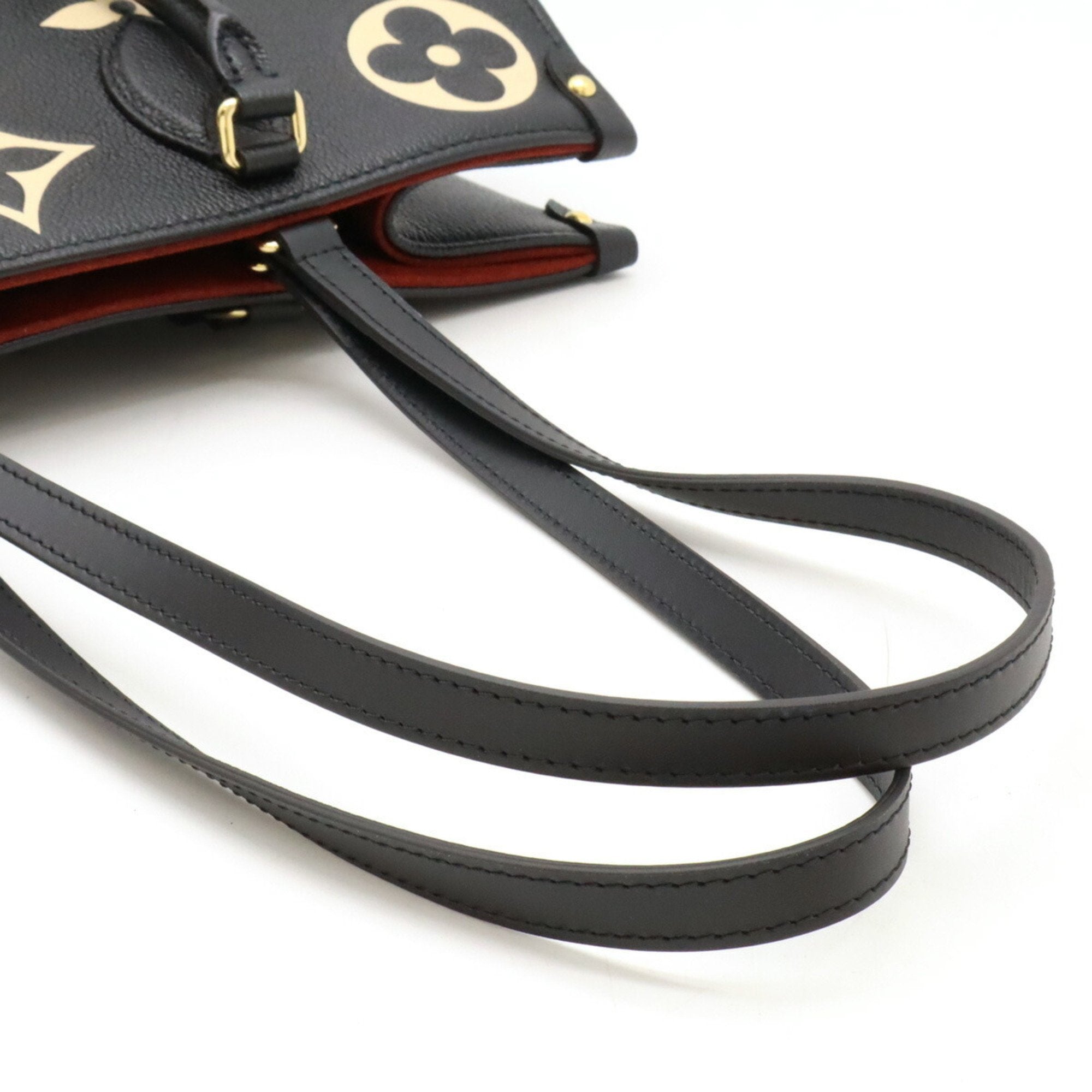 Louis Vuitton Monogram Empreinte Beige Black Monogram Empreinte Handbag Tote Bag (Pre-Owned)
