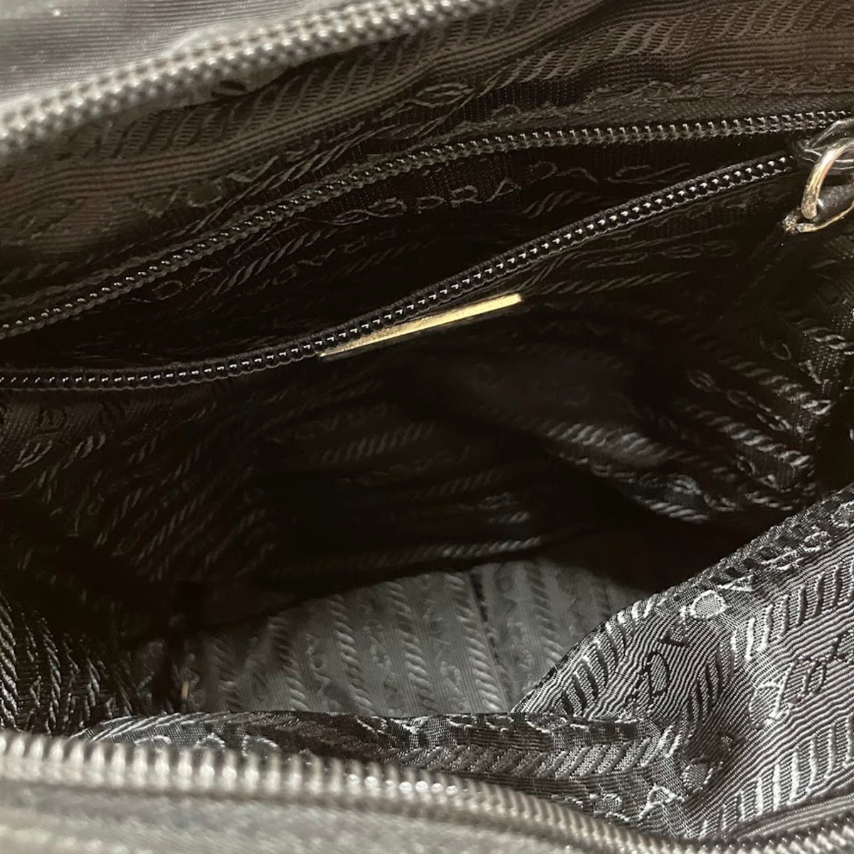 Prada Black Nylon Shoulder Bag (Pre-Owned)