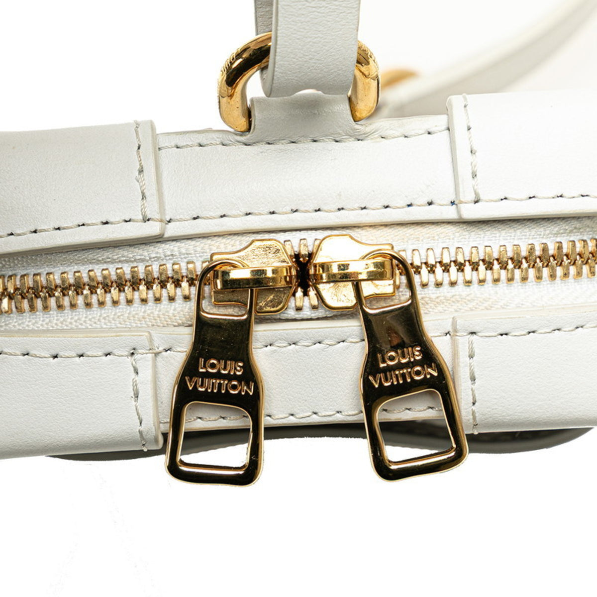 Louis Vuitton Brown White Pvc Leather Shoulder Bag Sling Bag (Pre-Owned)