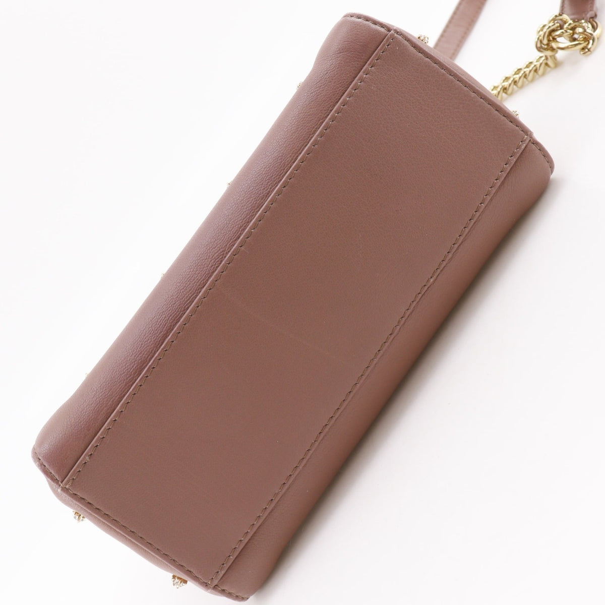 Fendi Peekaboo Pink Leather Handbag (Pre-Owned)