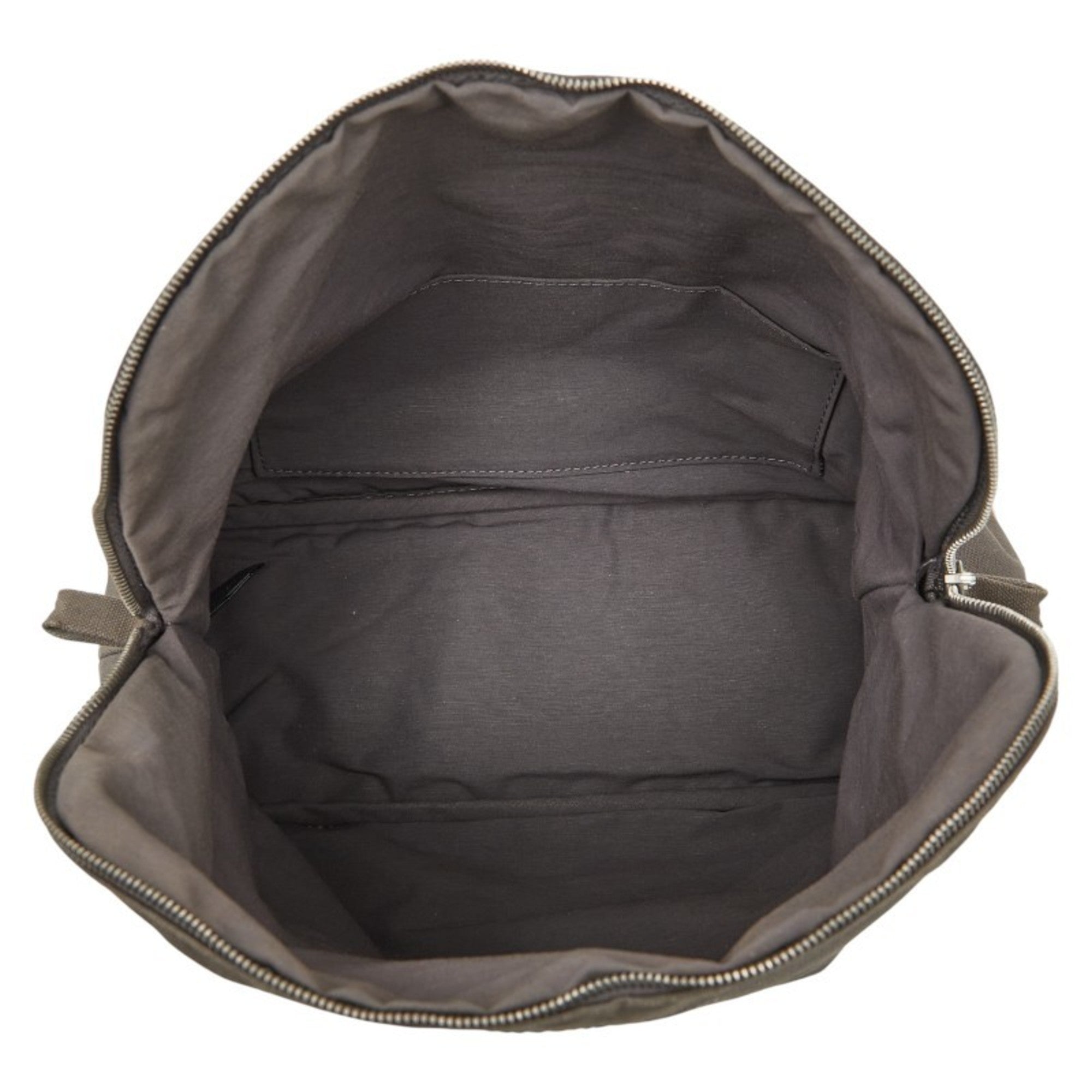 Hermes Gray Brown Cotton Pouch (Pre-Owned)