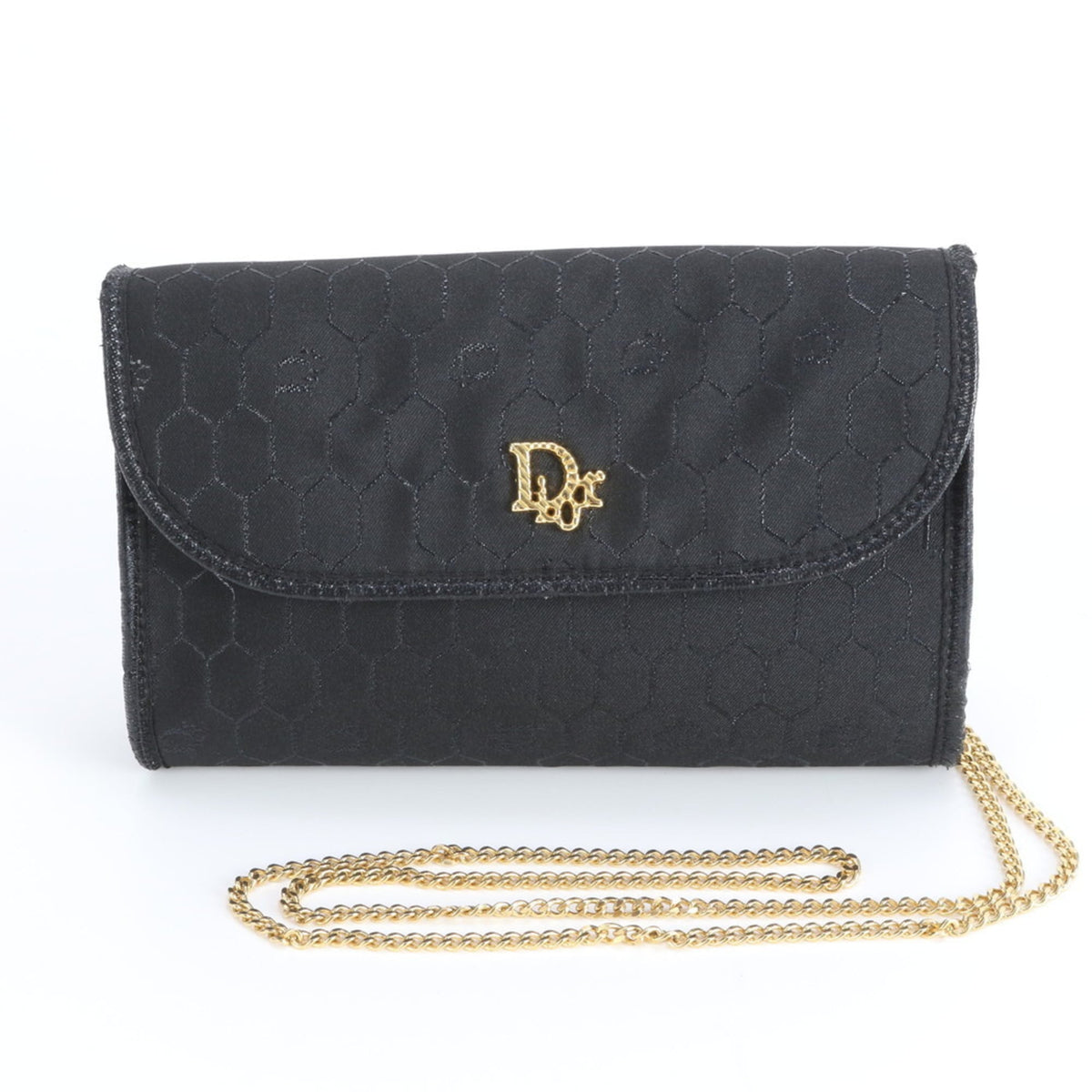 Christian Dior Black Leather Nylon Shoulder Bag (Pre-Owned)