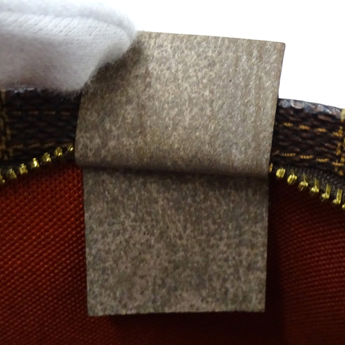 Louis Vuitton Damier Canvas Ebene Damier Canvas Pouch (Pre-Owned)