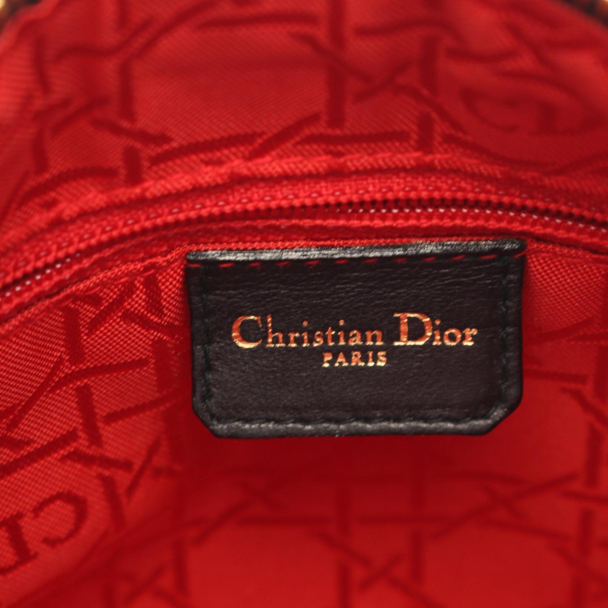 Christian Dior Black Leather Handbag (Pre-Owned)