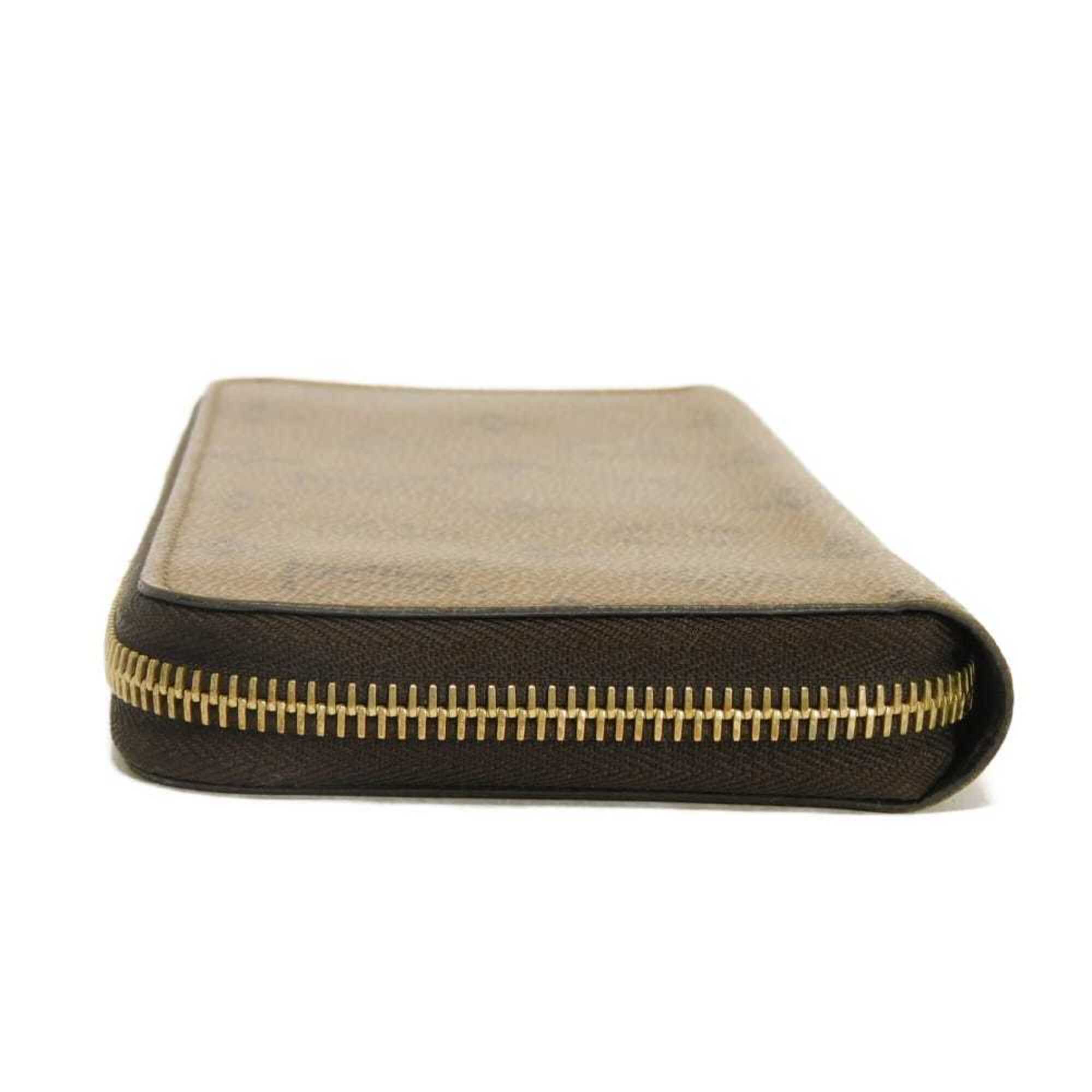 Louis Vuitton Brown Light Brown Monogram Reverse Monogram Reverse Long Wallet (Bi-Fold) (Pre-Owned)