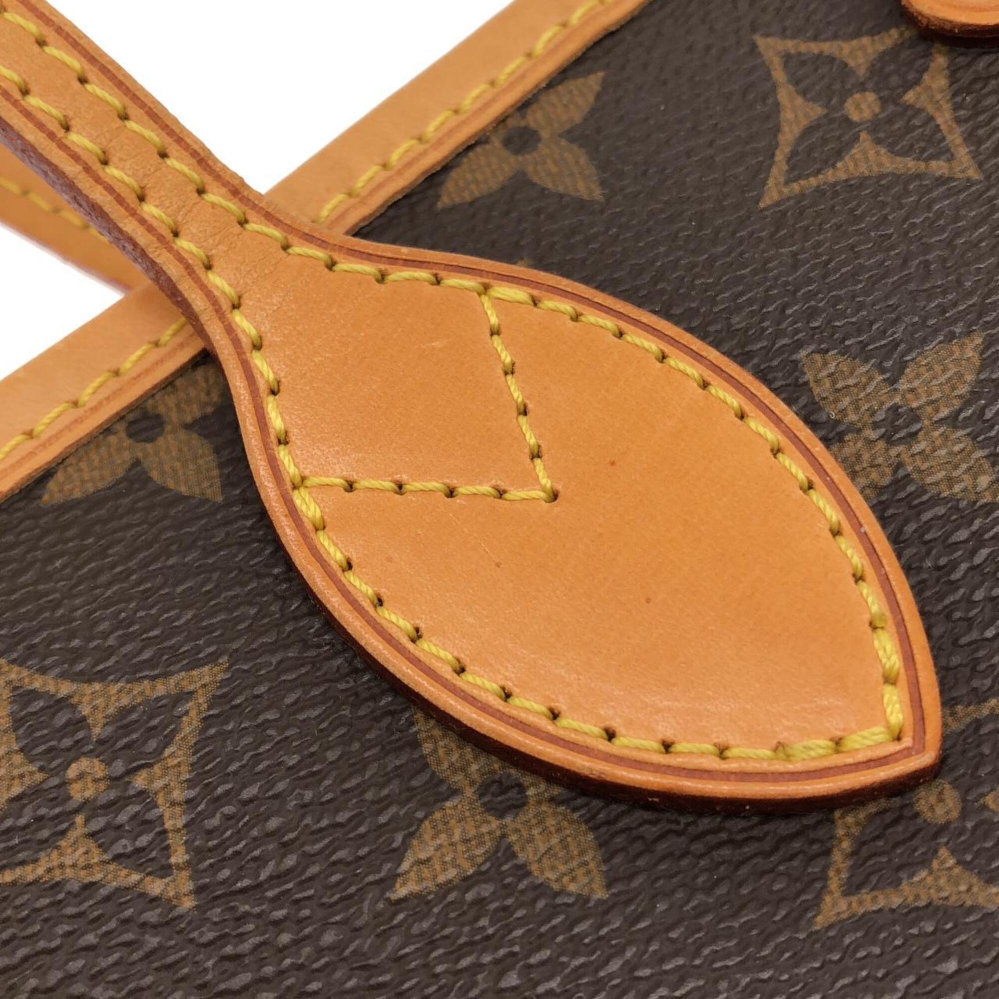 Louis Vuitton Marron Coated Canvas Handbag (Pre-Owned)