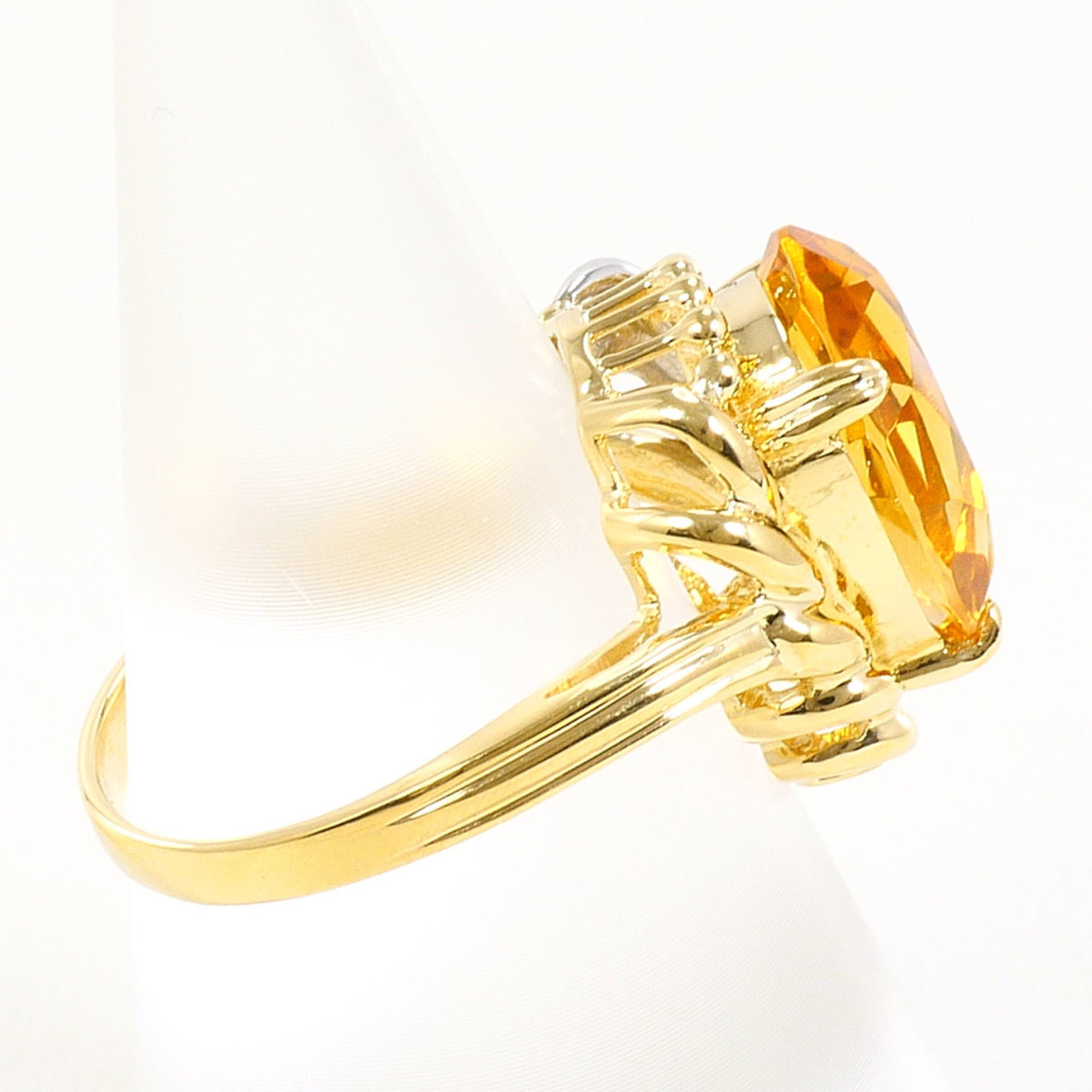 Unbranded Platinum Yellow Gold Yellow Gold (18K) Platinum 900 Band Ring (Pre-Owned)
