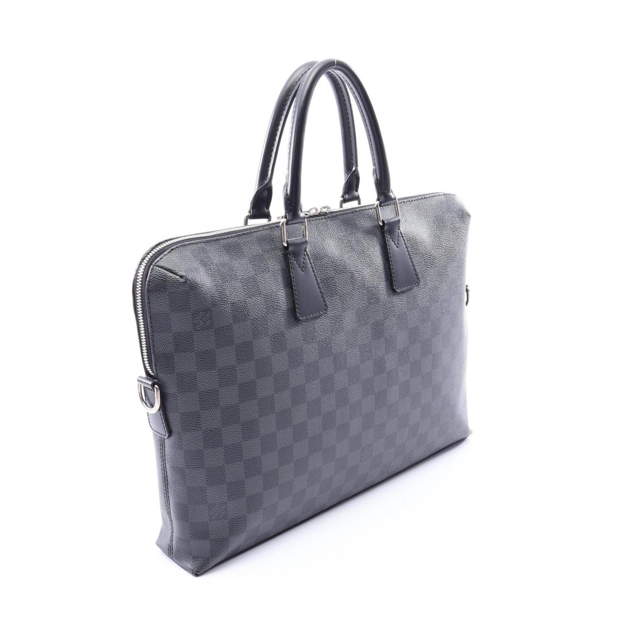 Louis Vuitton Damier Graphite Black Coated Canvas Briefcase (Pre-Owned)