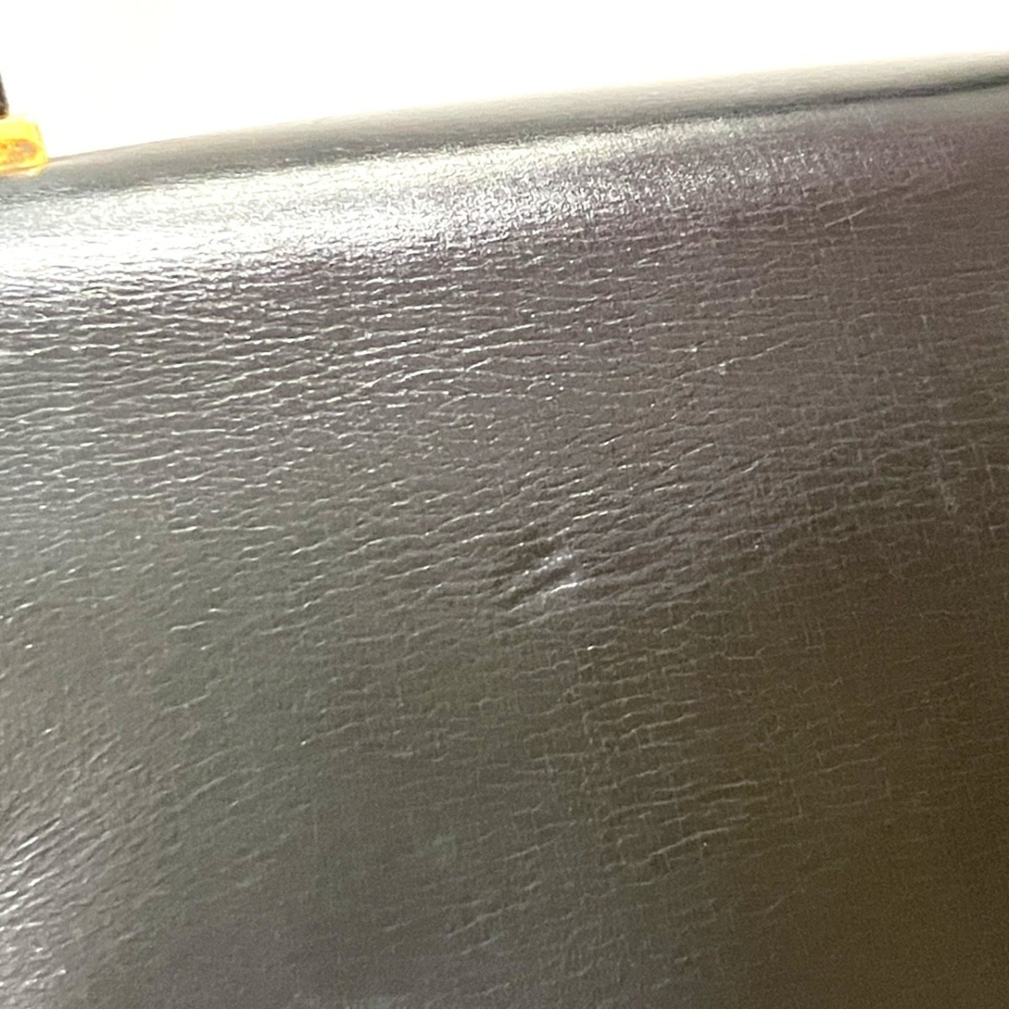 Hermes Piano Black Box Calf Leather Handbag (Pre-Owned)