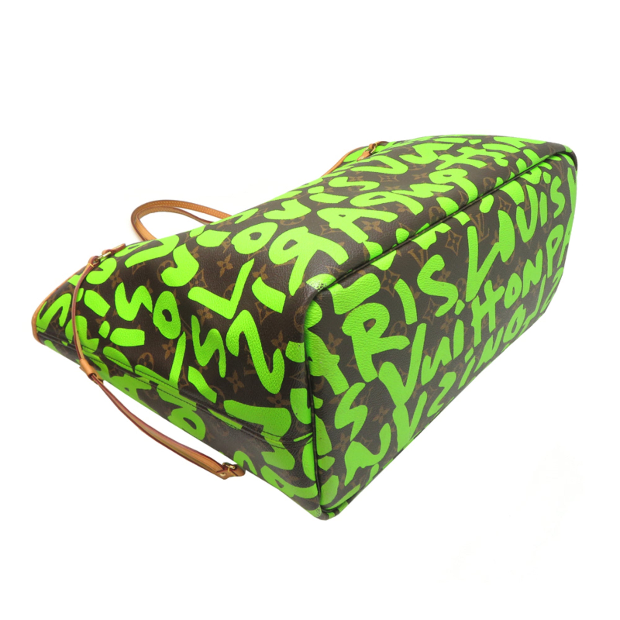Louis Vuitton Green Monogram Graffiti Tote Bag (Pre-Owned)