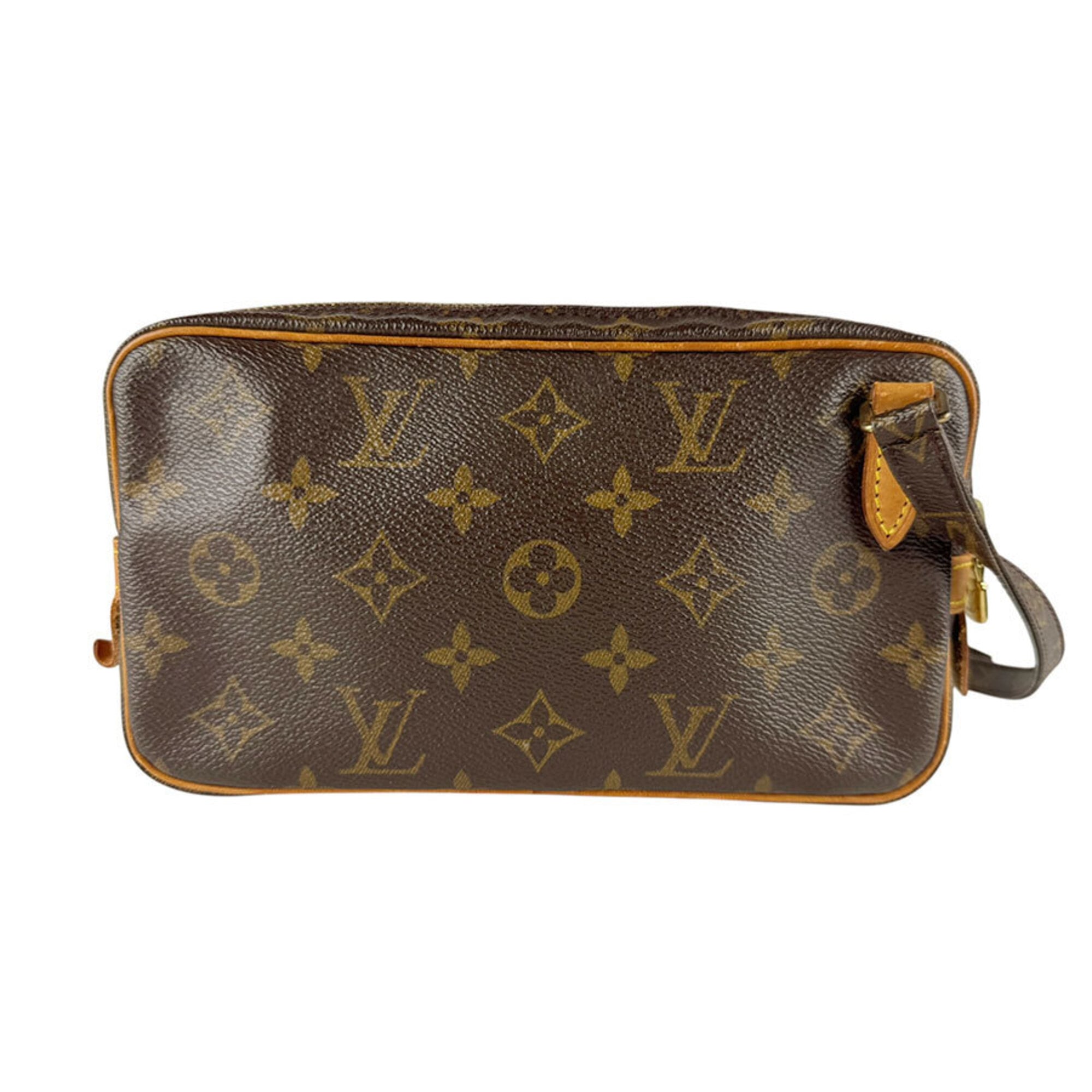 Louis Vuitton Brown Monogram Monogram Pochette Shoulder Bag (Pre-Owned)