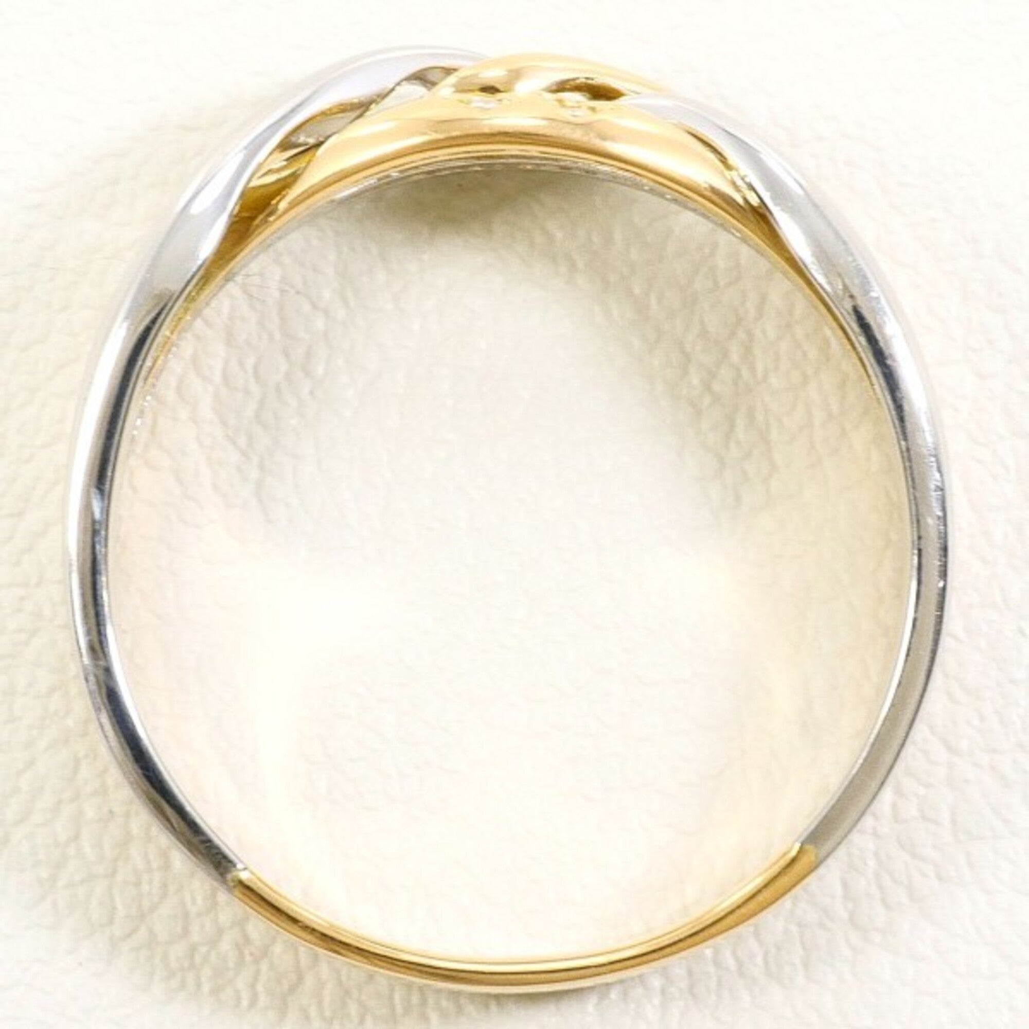 Unbranded Platinum Yellow Gold Yellow Gold (18K) Platinum 900 Band Ring (Pre-Owned)