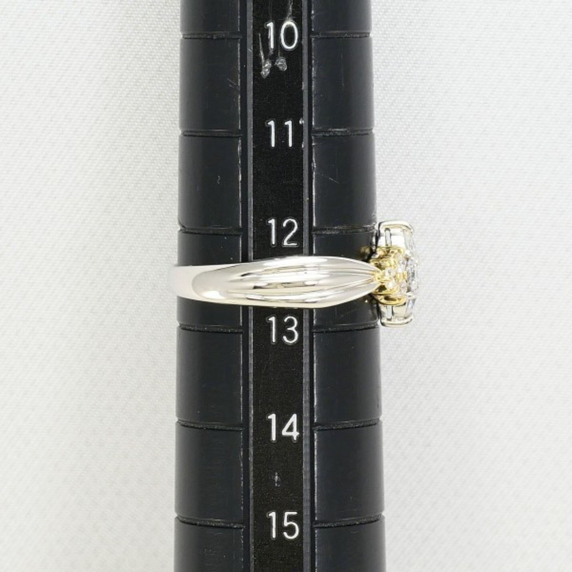 Unbranded Platinum Yellow Gold Yellow Gold (18K) Platinum 900 Band Ring (Pre-Owned)