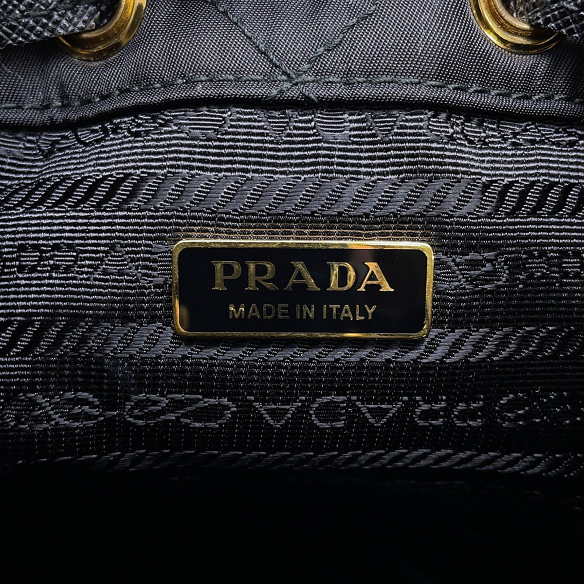 Prada Black Nylon Handbag Shoulder Bag (Pre-Owned)