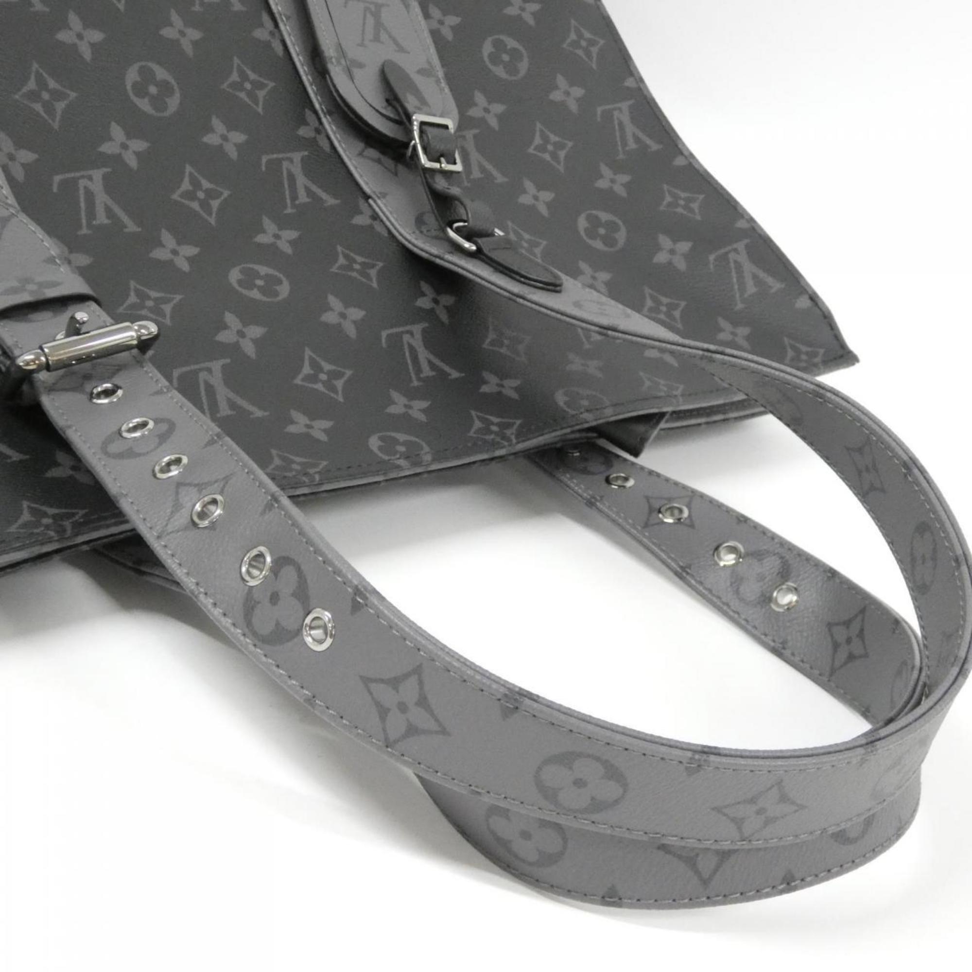 Louis Vuitton Black Coated Canvas Handbag (Pre-Owned)