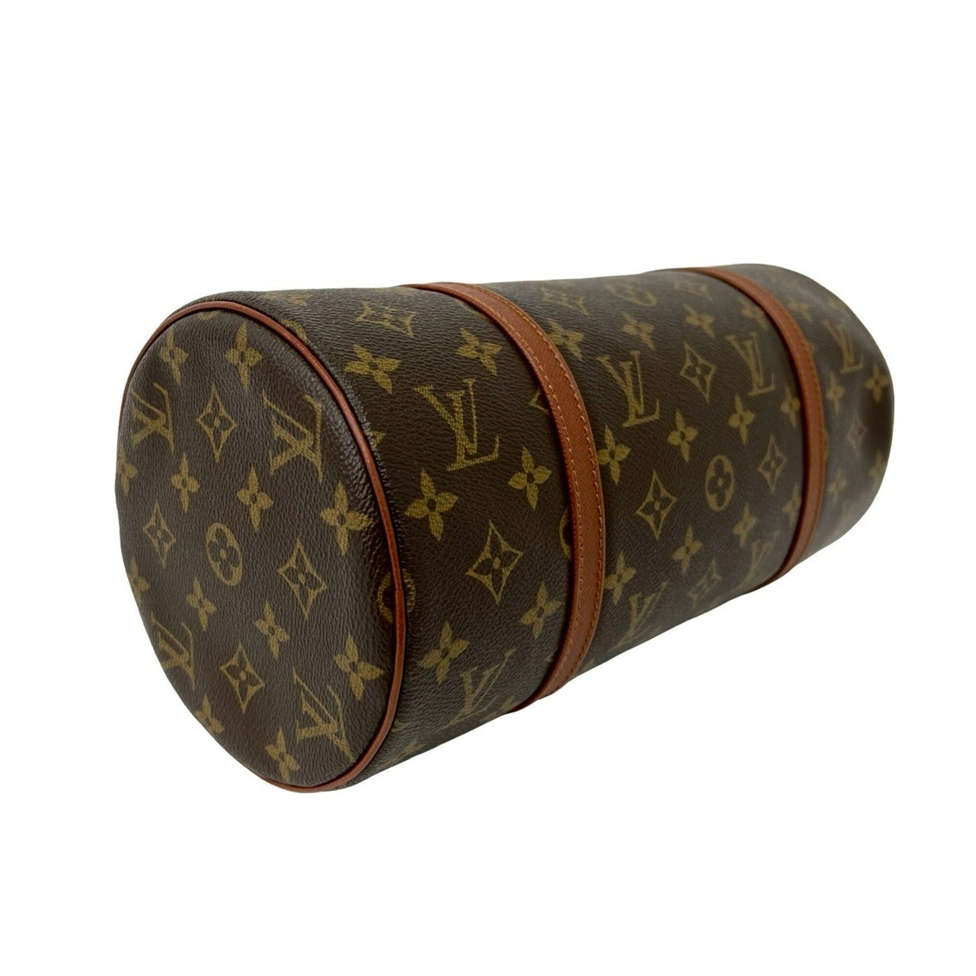 Louis Vuitton Brown Pvc Leather Boston Bag Handbag (Pre-Owned)