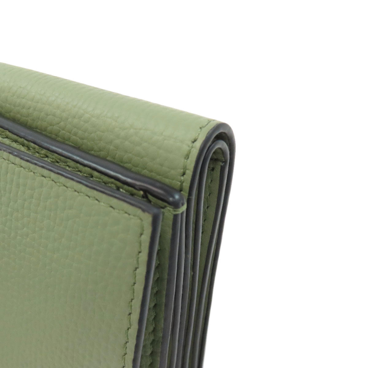 Loewe Green Leather Wallet (Bi-Fold) (Pre-Owned)