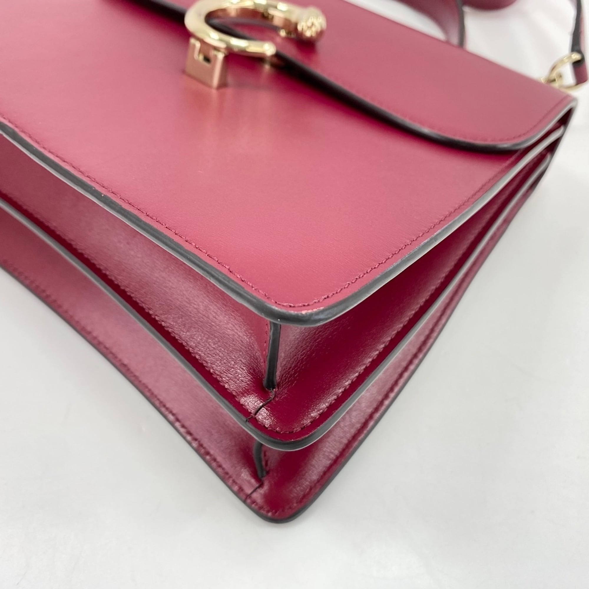 Cartier Panthère Red Color Handbag Shoulder Bag (Pre-Owned)