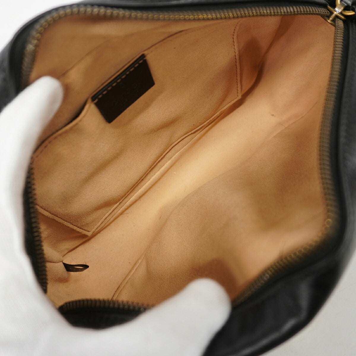 Gucci Black Leather Shoulder Bag (Pre-Owned)