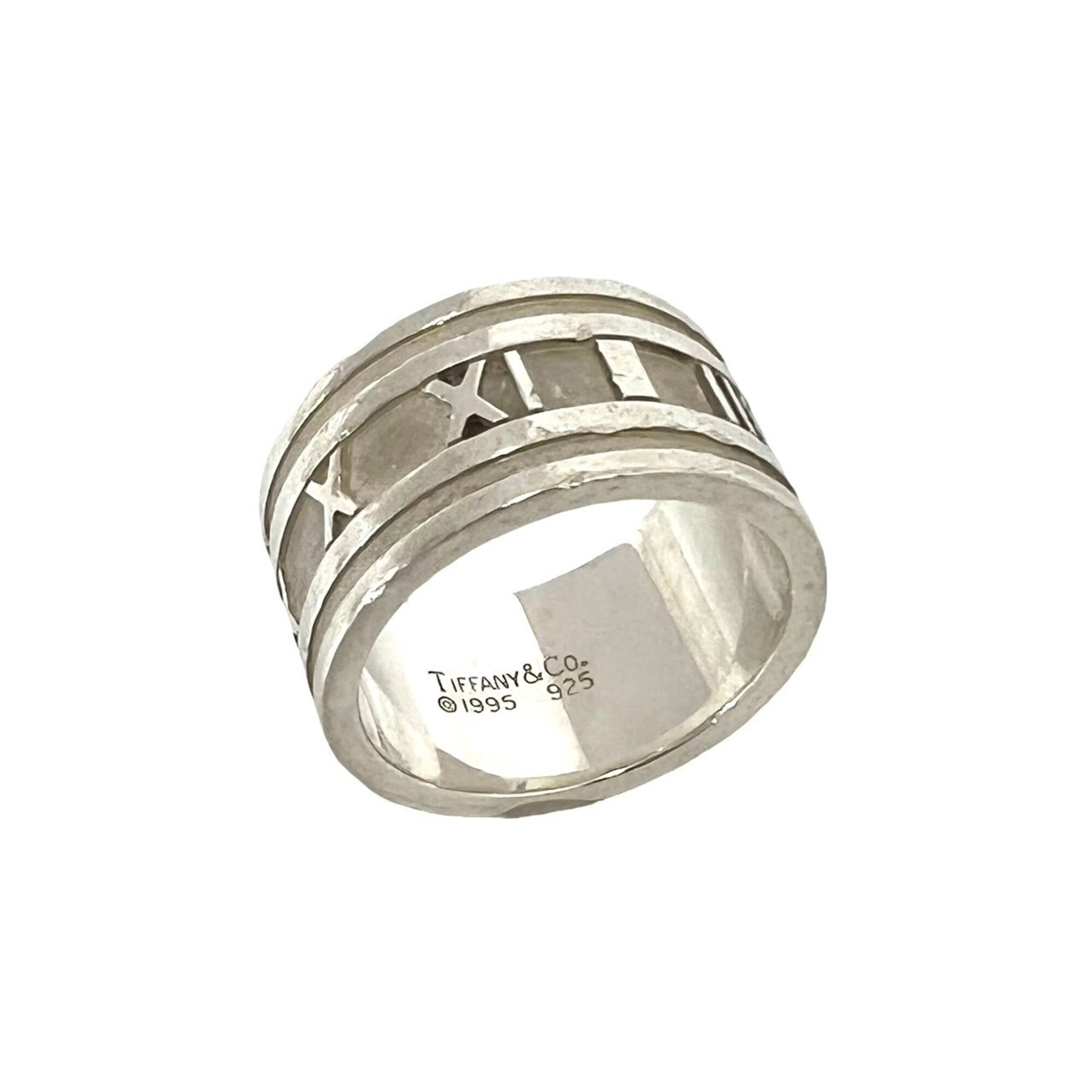 Tiffany Silver Silver 925 Band Ring (Pre-Owned)