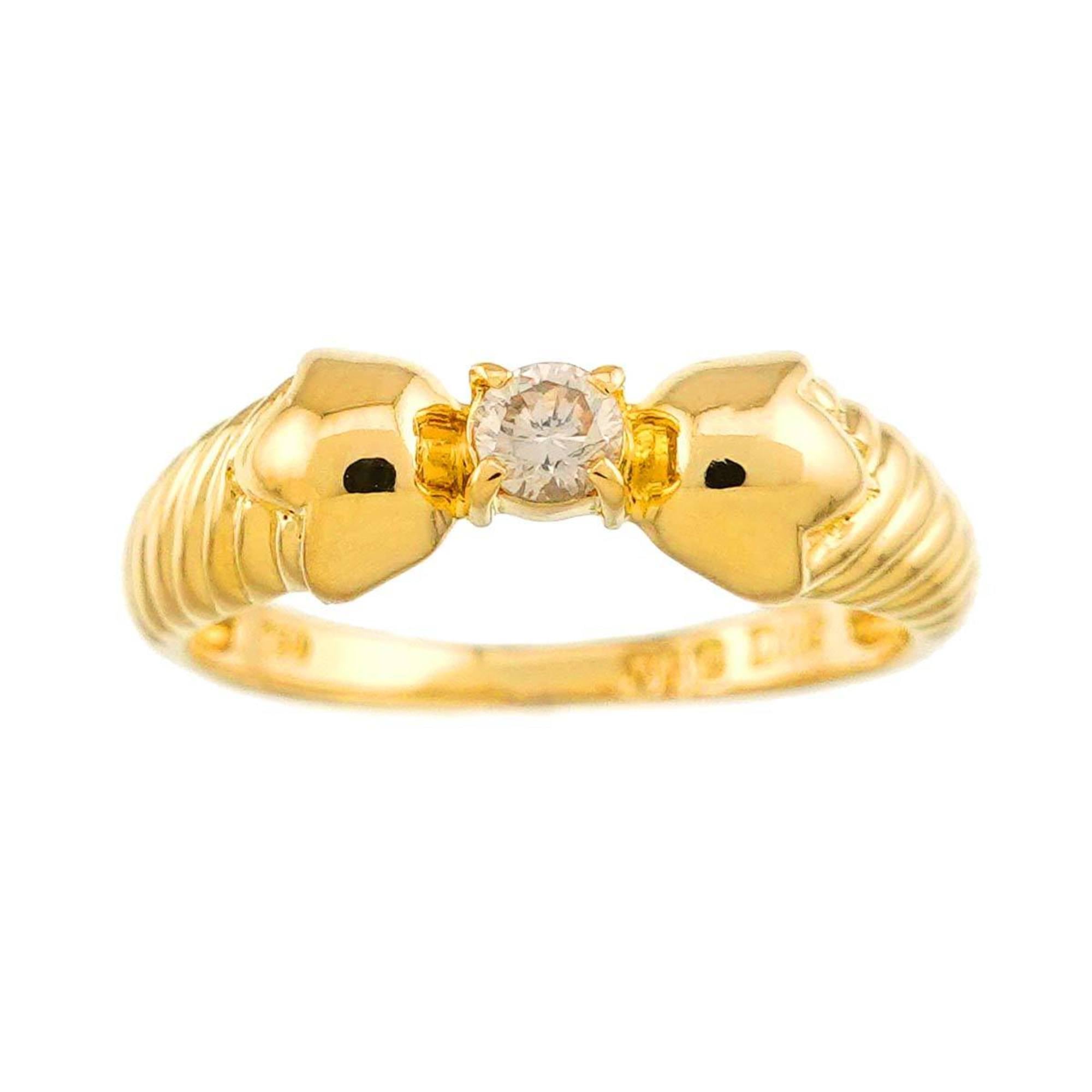 Christian Dior Yellow Band Ring (Pre-Owned)